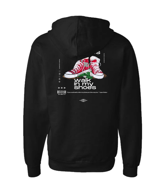 SAQRIFICES - Logo 1 - Black Zip Up Hoodie