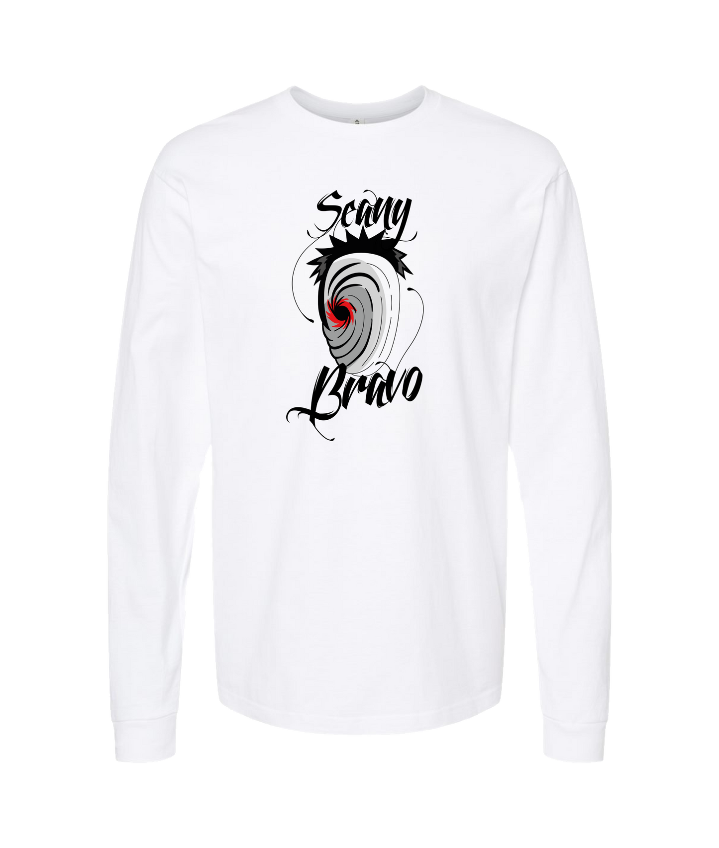Seany Bravo - Eye - White Long Sleeve T