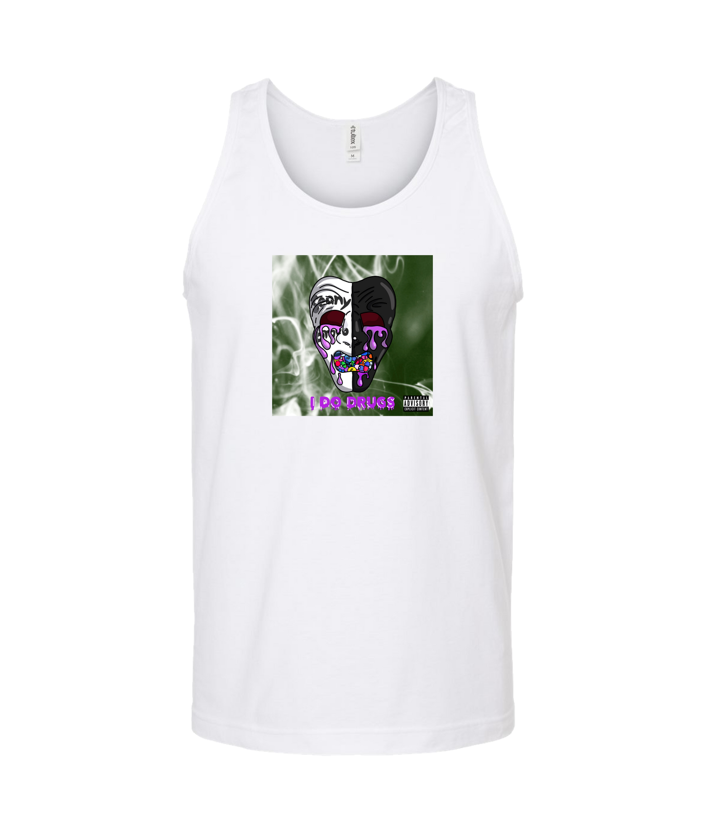 Seany Bravo - I Do Drugs - White Tank Top