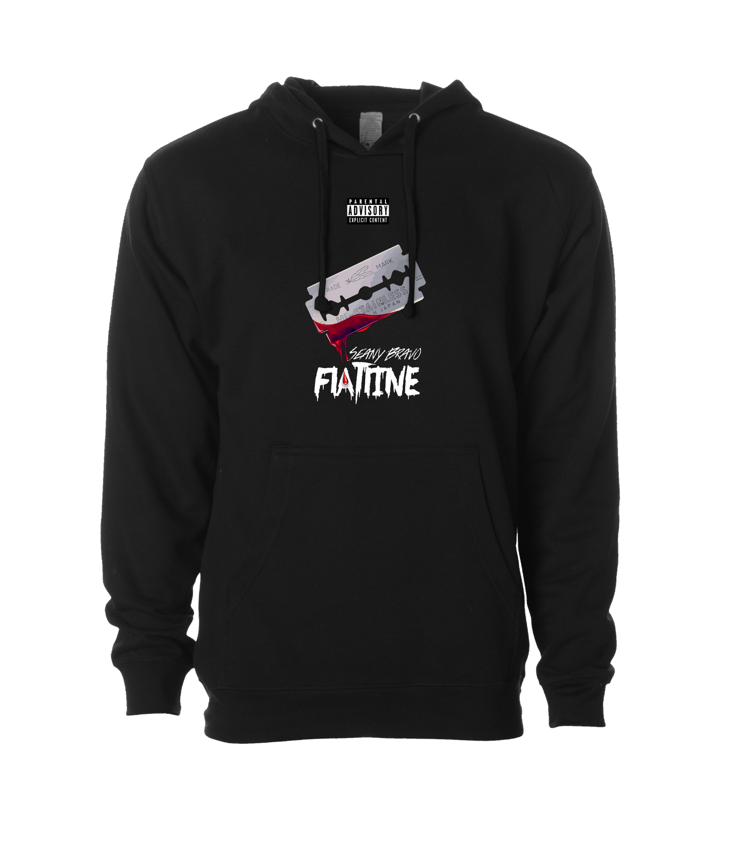 Seany Bravo - Flatline - Black Hoodie