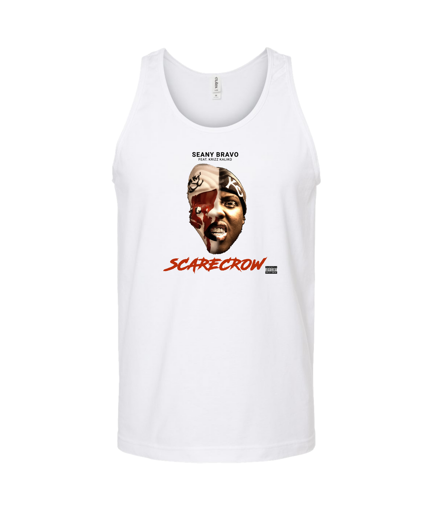 Seany Bravo - Scarecrow - White Tank Top