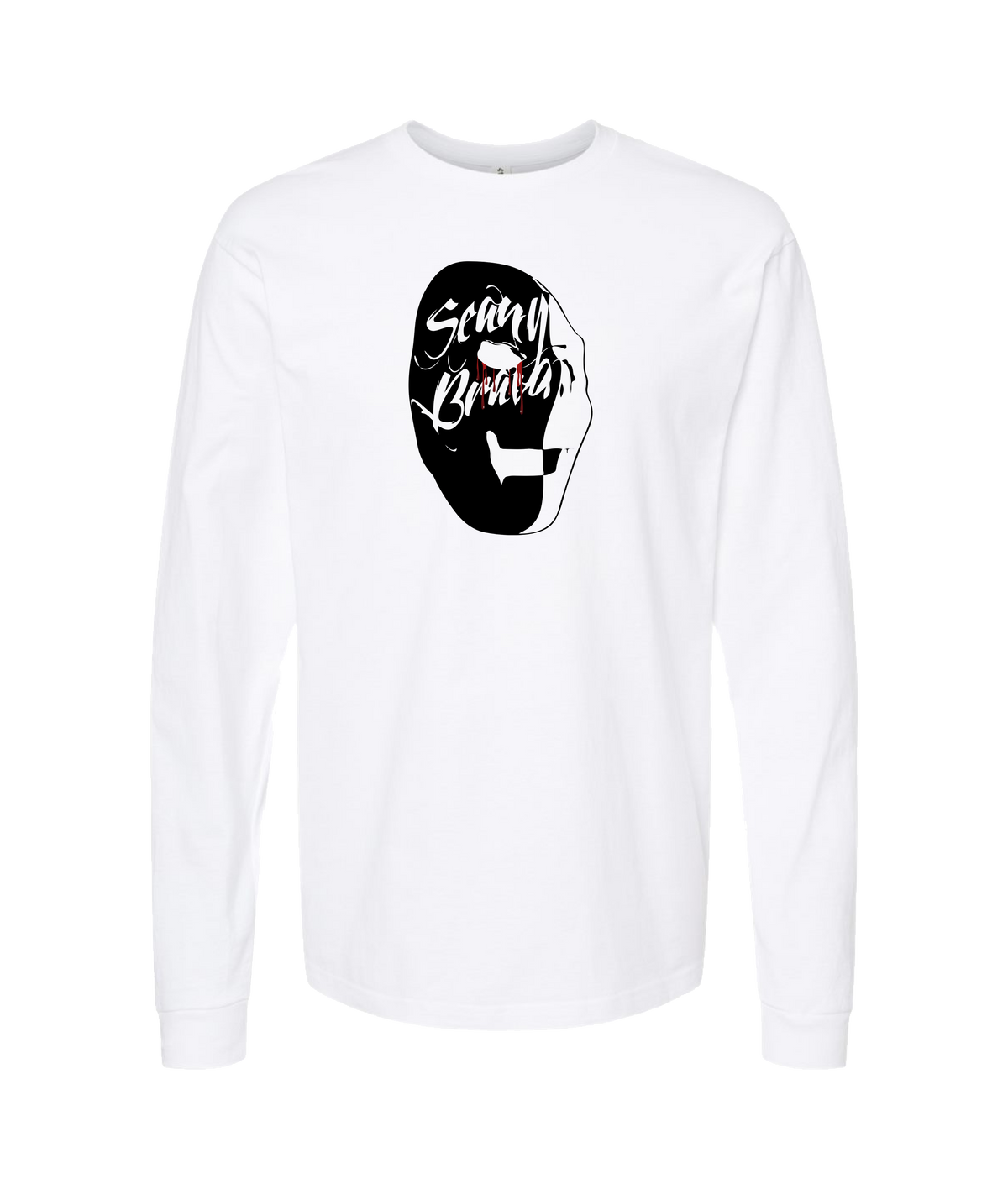 Seany Bravo - Thalia and Melpomene - White Long Sleeve T