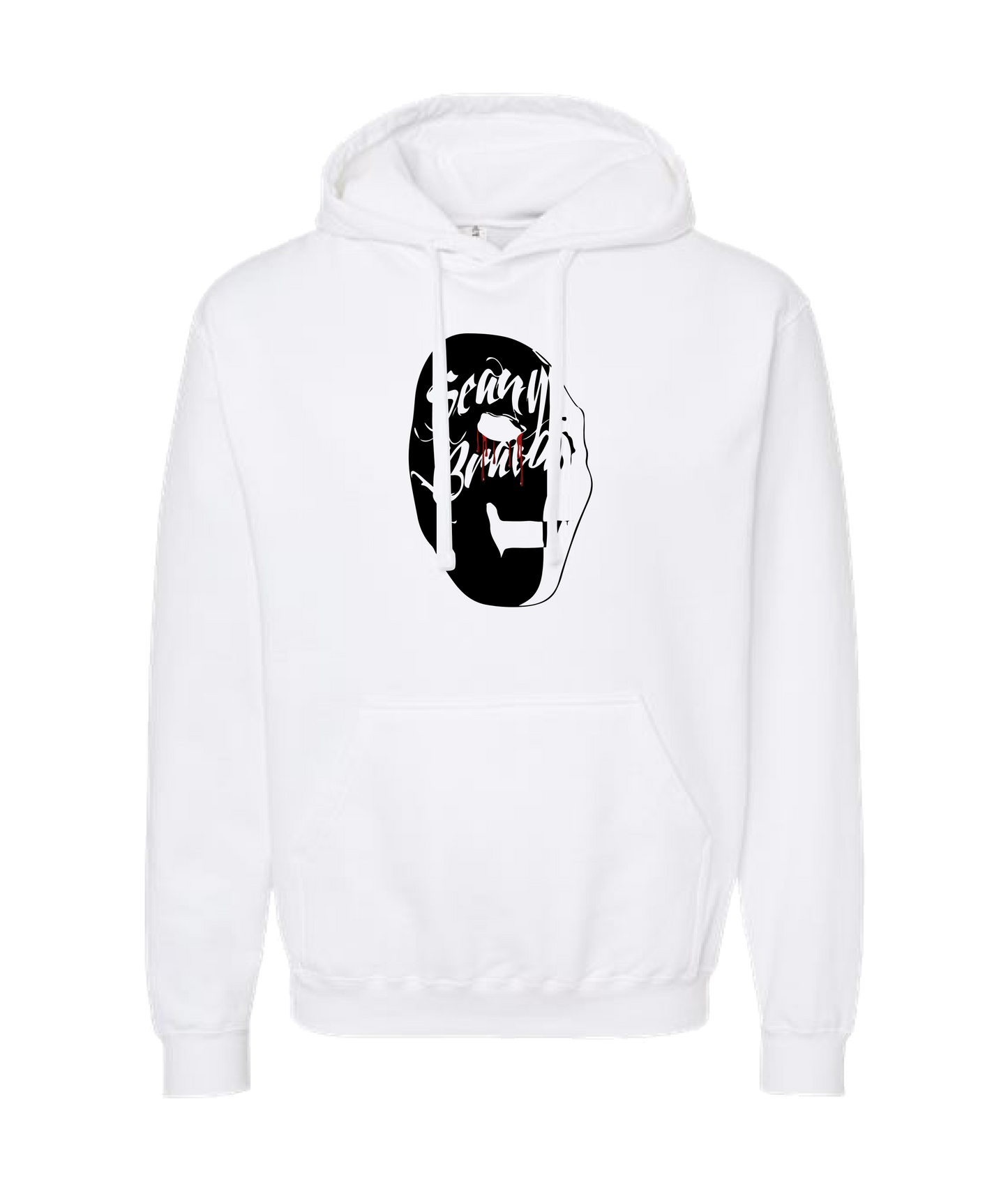 Seany Bravo - Thalia and Melpomene - White Hoodie