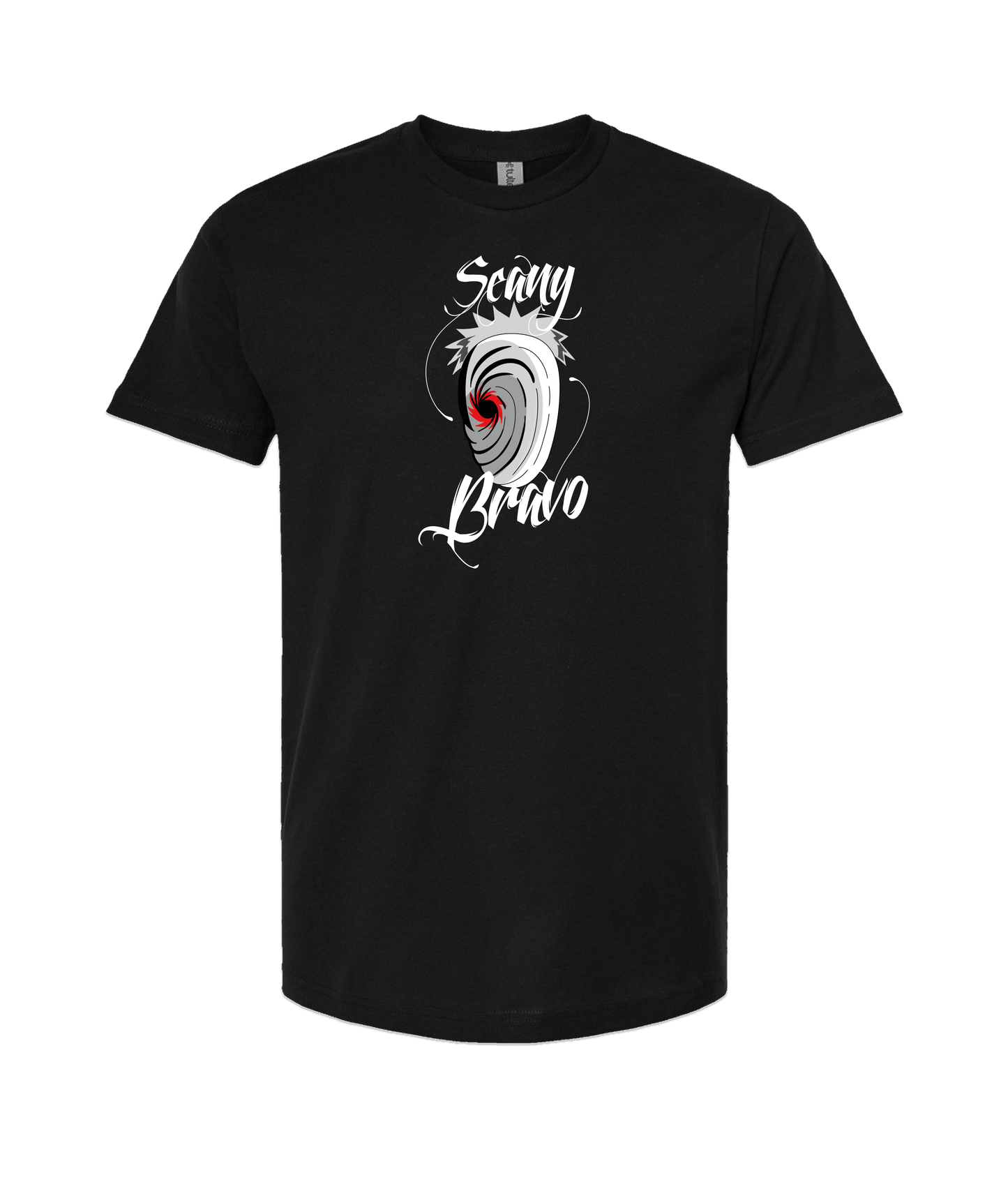Seany Bravo - Eye - Black T-Shirt