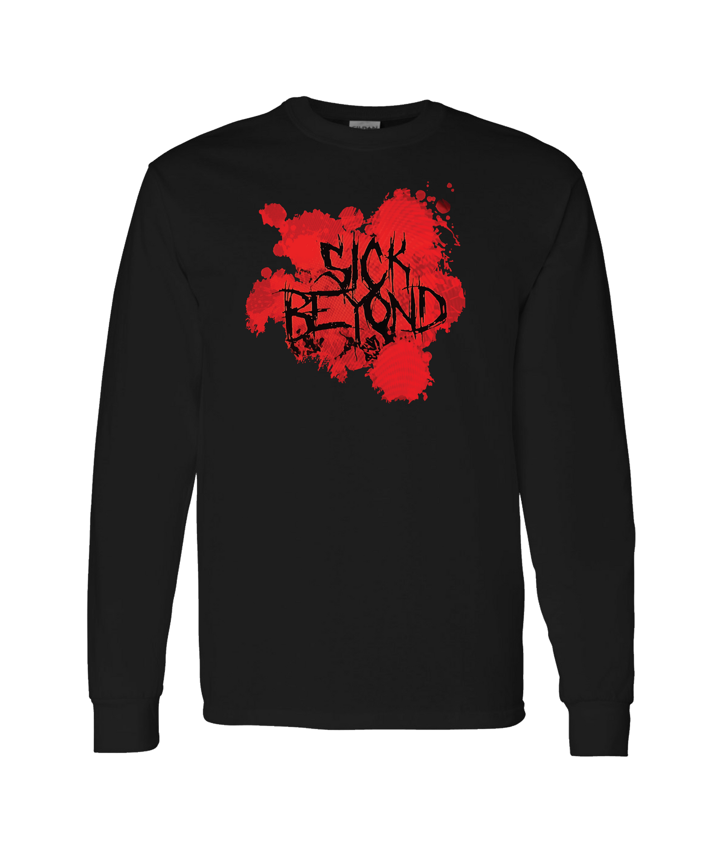 Sick Beyond - Blood - Black Long Sleeve T