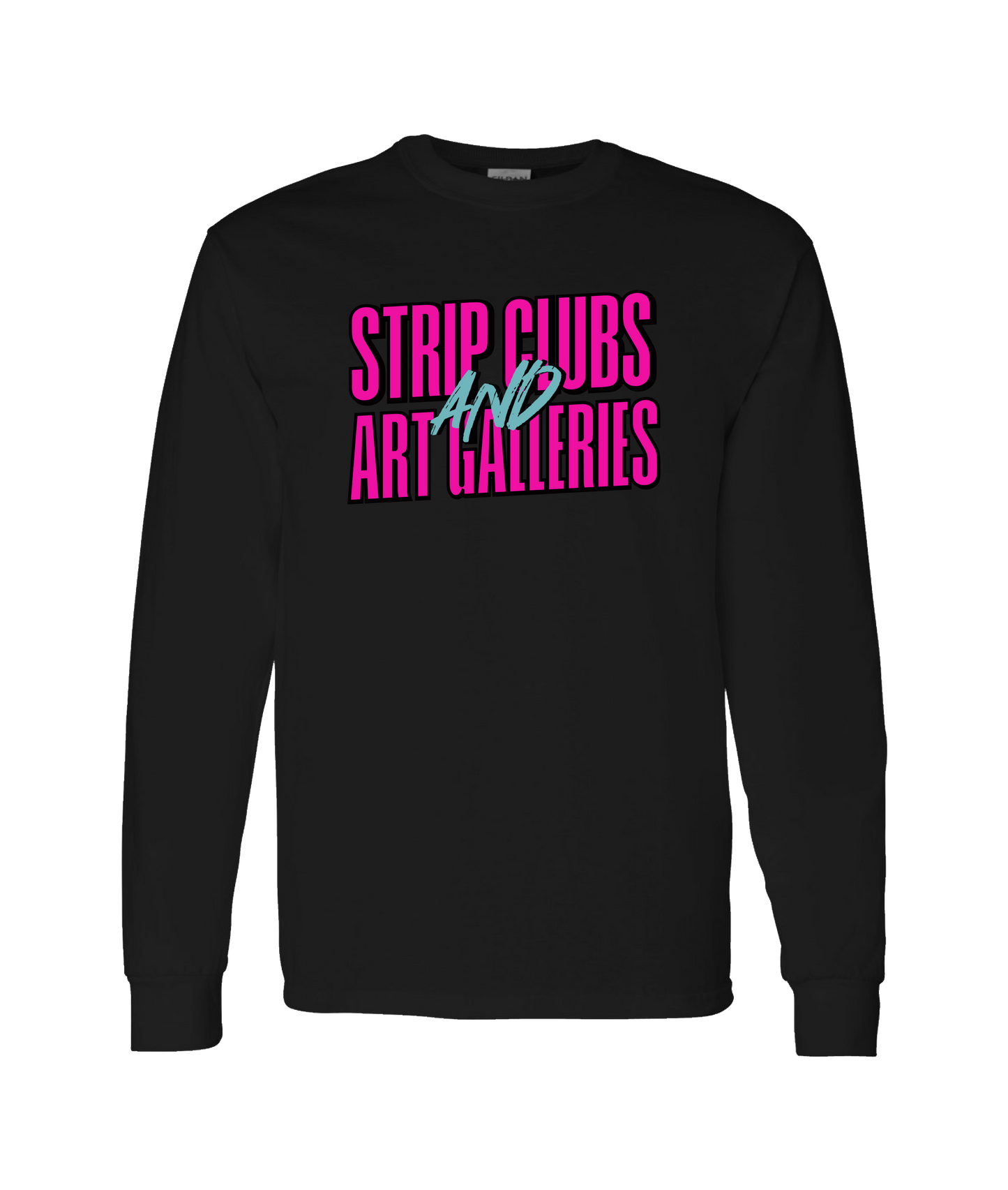 V-SCAGTOP - Logo Tee - Black Long Sleeve T