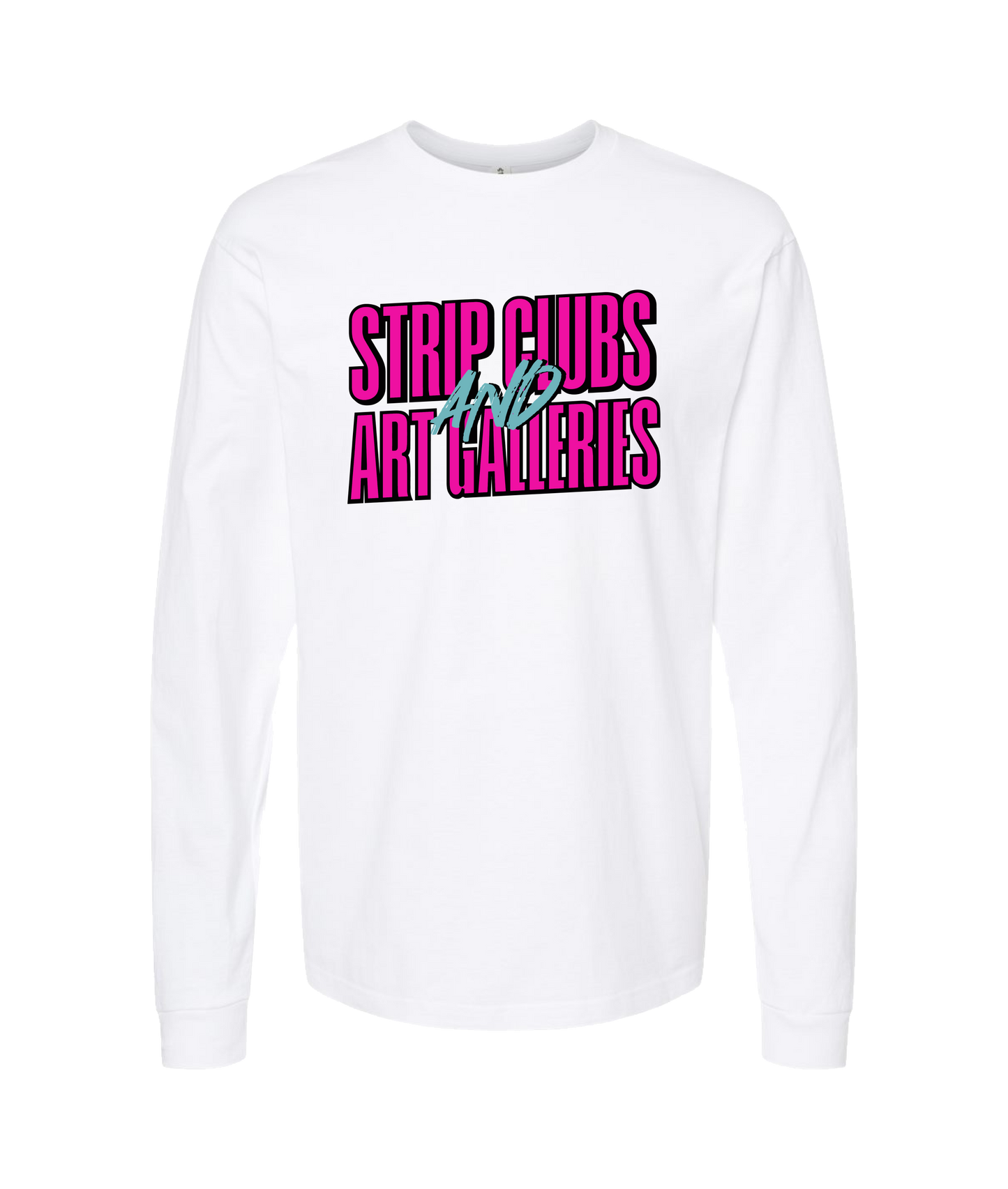 V-SCAGTOP - Logo Tee - White Long Sleeve T