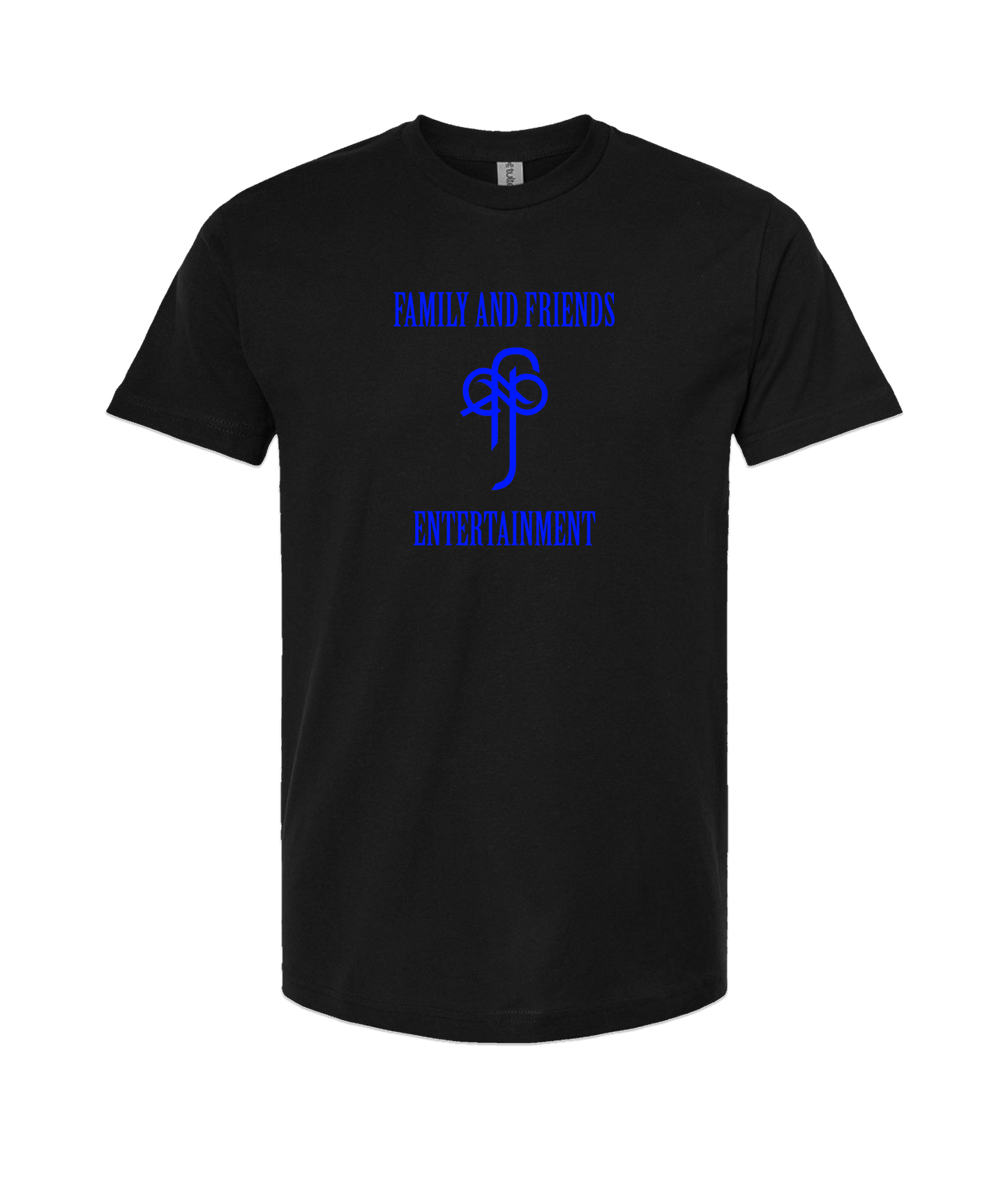 Sincrawford - Family and Friends Ent. (Blue) - Black T Shirt