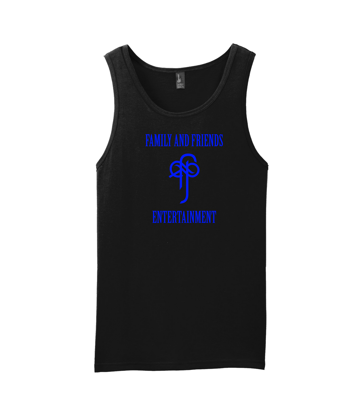 Sincrawford - Family and Friends Ent. (Blue) - Black Tank Top