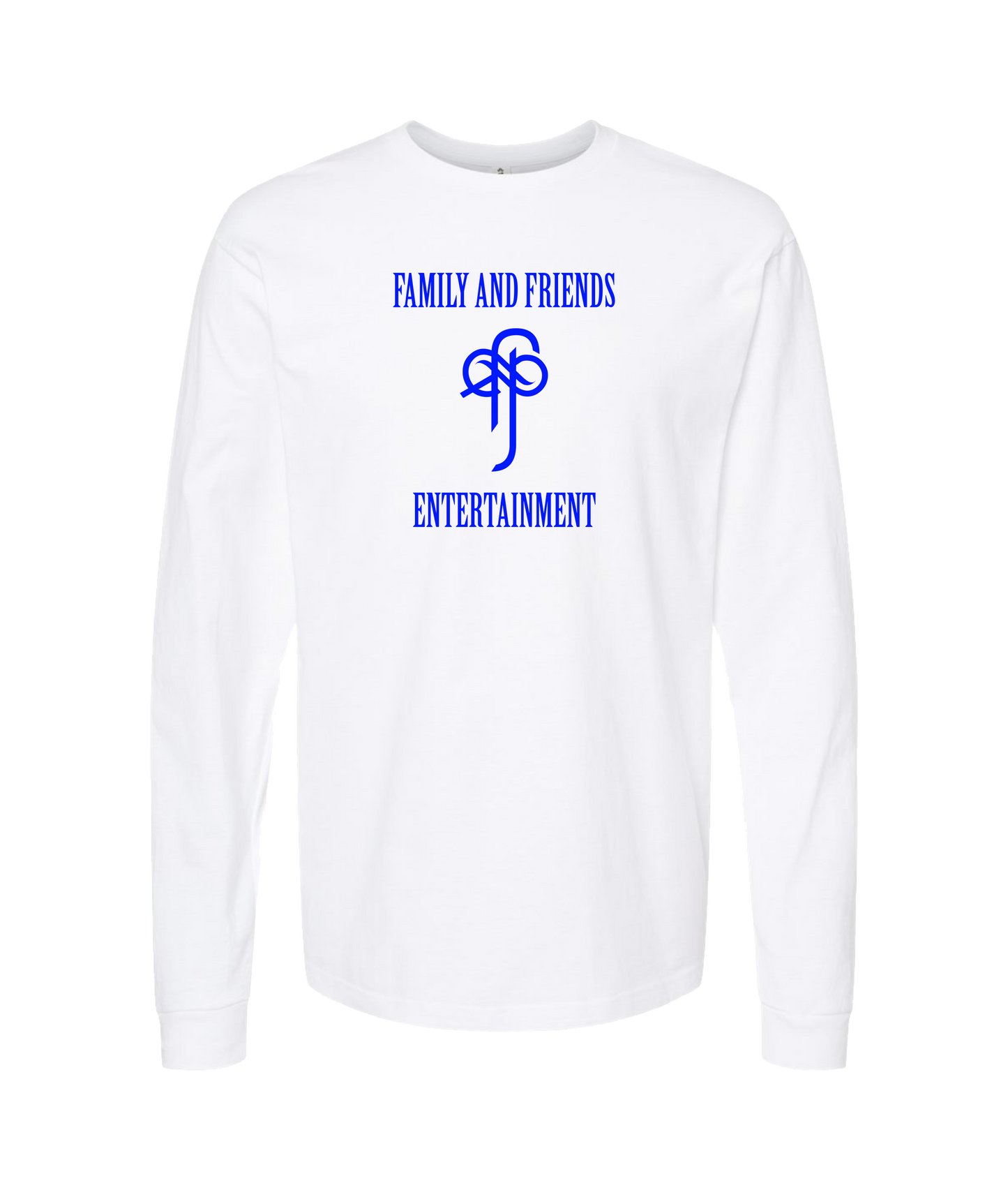 Sincrawford - Family and Friends Ent. (Blue) - White Long Sleeve T