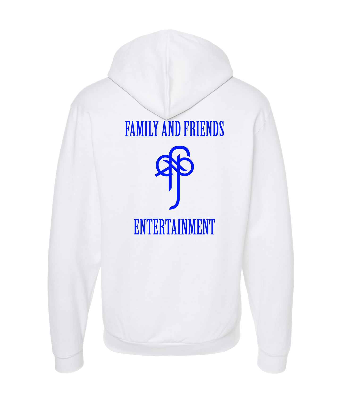Sincrawford - Family and Friends Ent. (Blue) - White Zip Up Hoodie