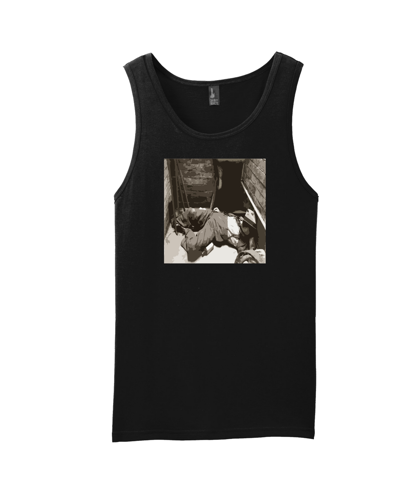 Sincrawford - Man Down - Black Tank Top