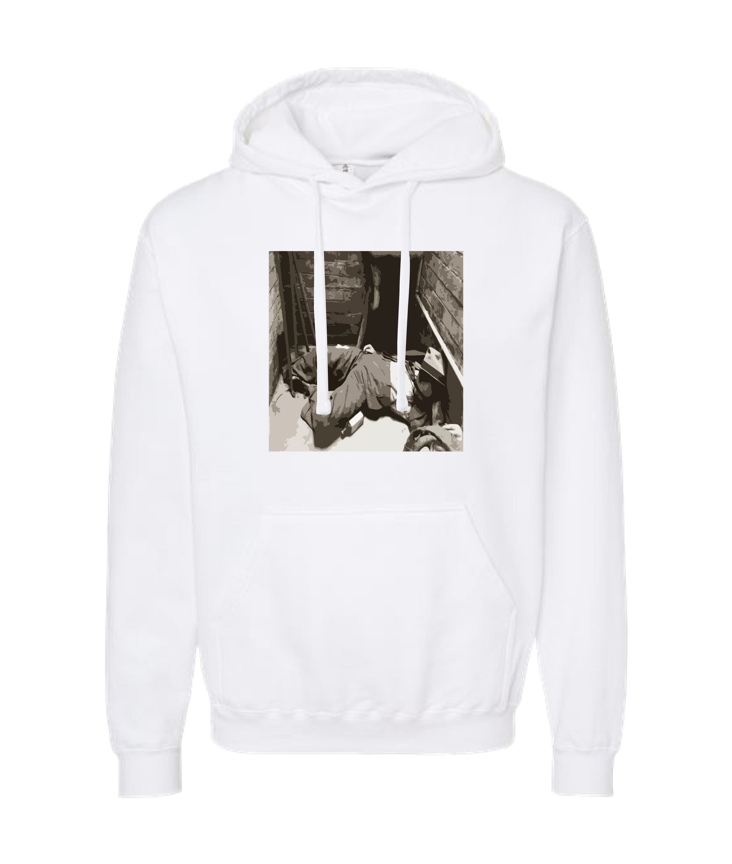 Sincrawford - Man Down - White Hoodie