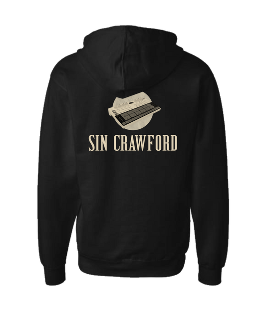 Sincrawford - Drum Machine - Black Zip Up Hoodie