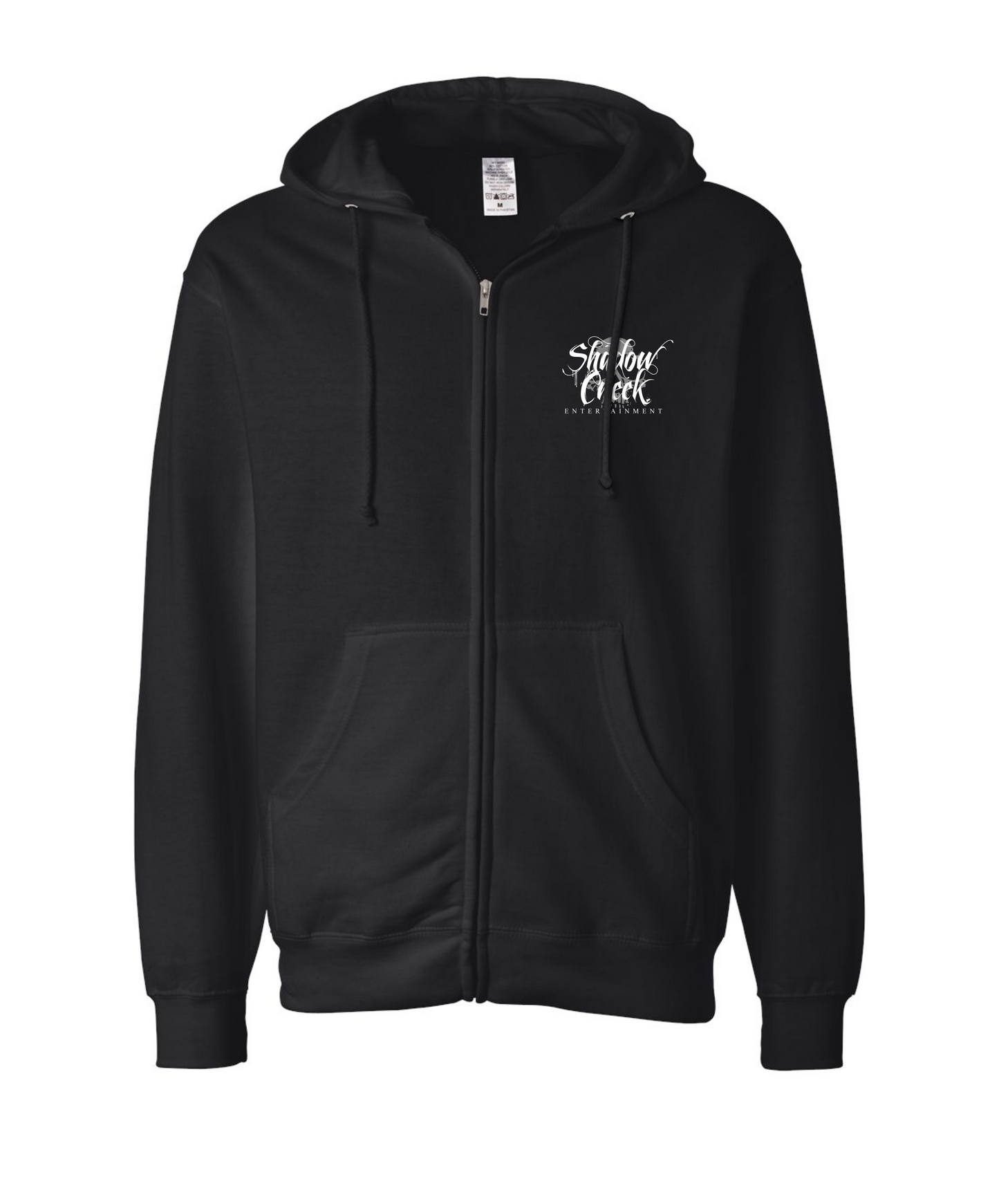 Shadow Creek Entertainment - Logo - Black Zip Hoodie