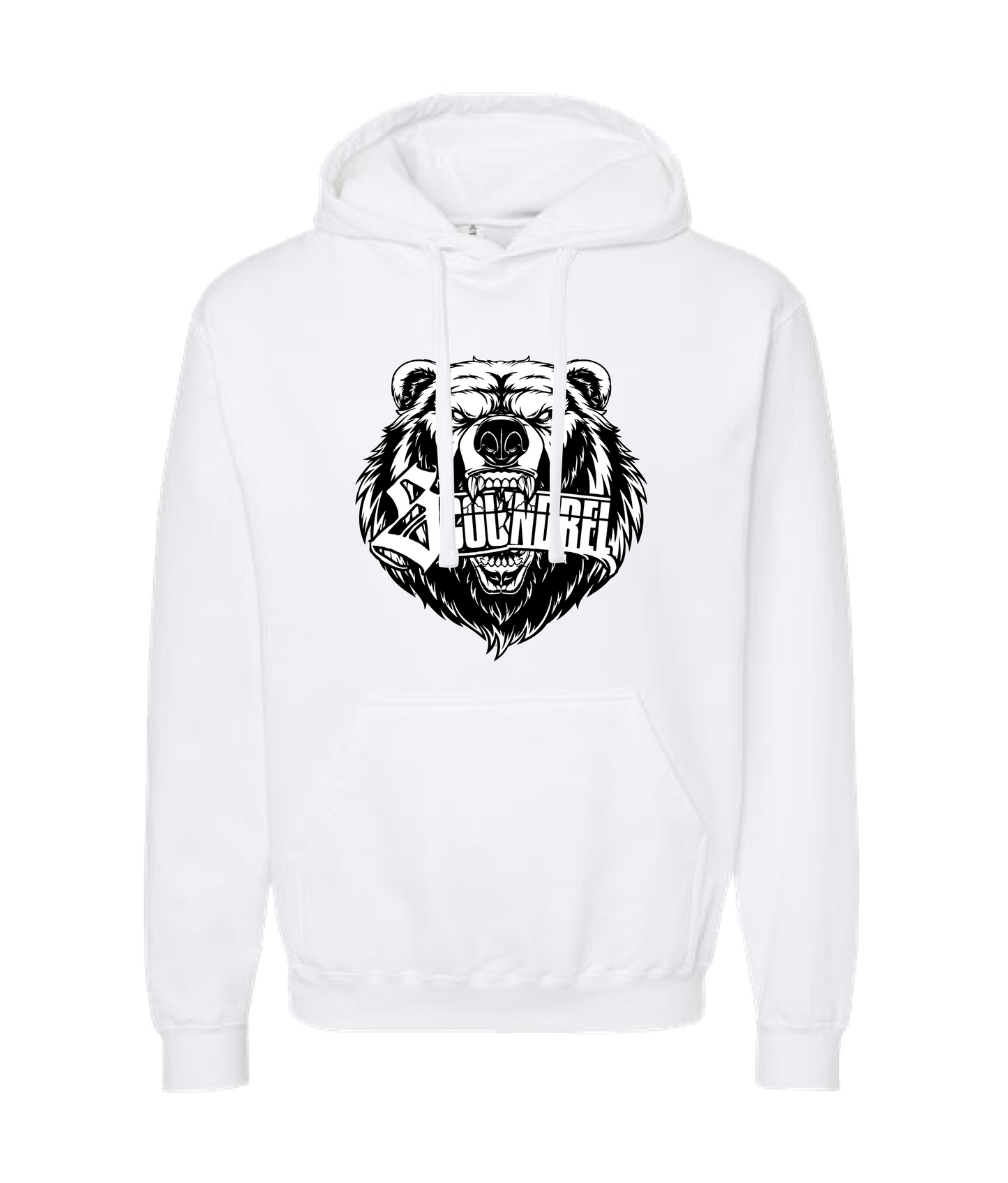 Scoundrel - Bear - White Hoodie
