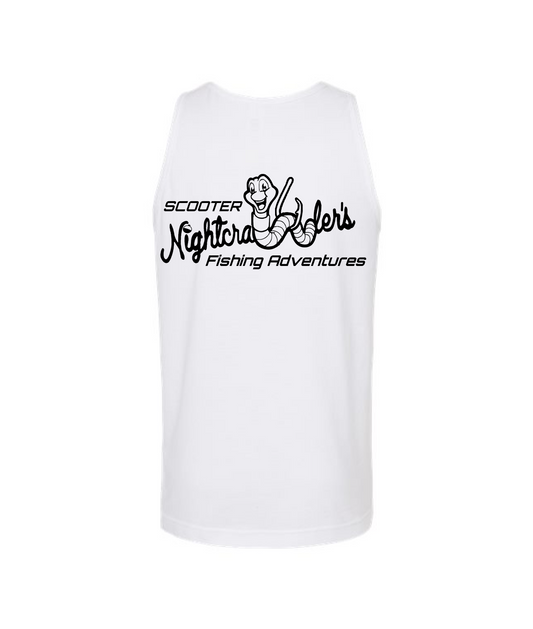 V-SCNTOP - Scooter Nightcrawler BW - White Tank Top