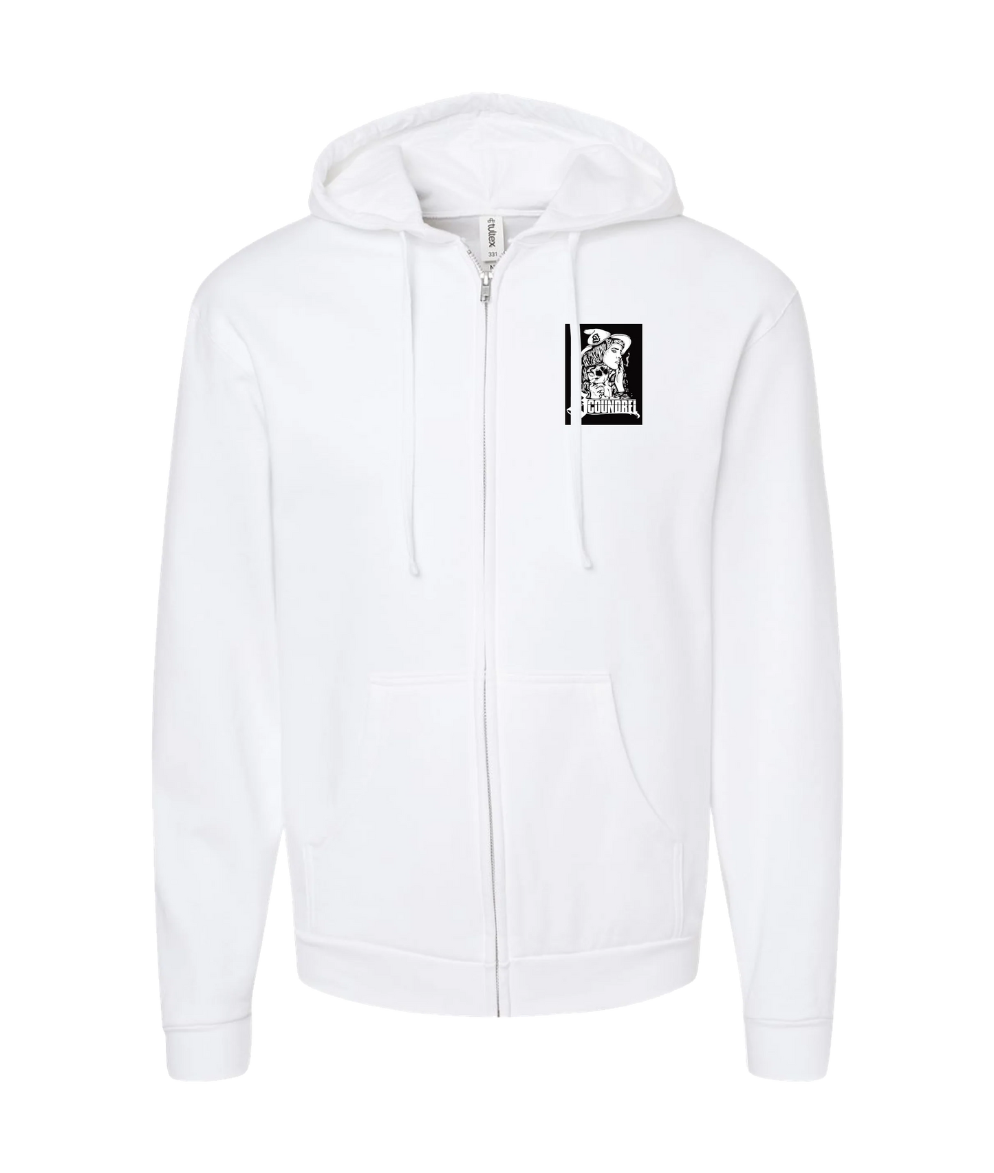 Scoundrel - Witch - White Zip Up Hoodie