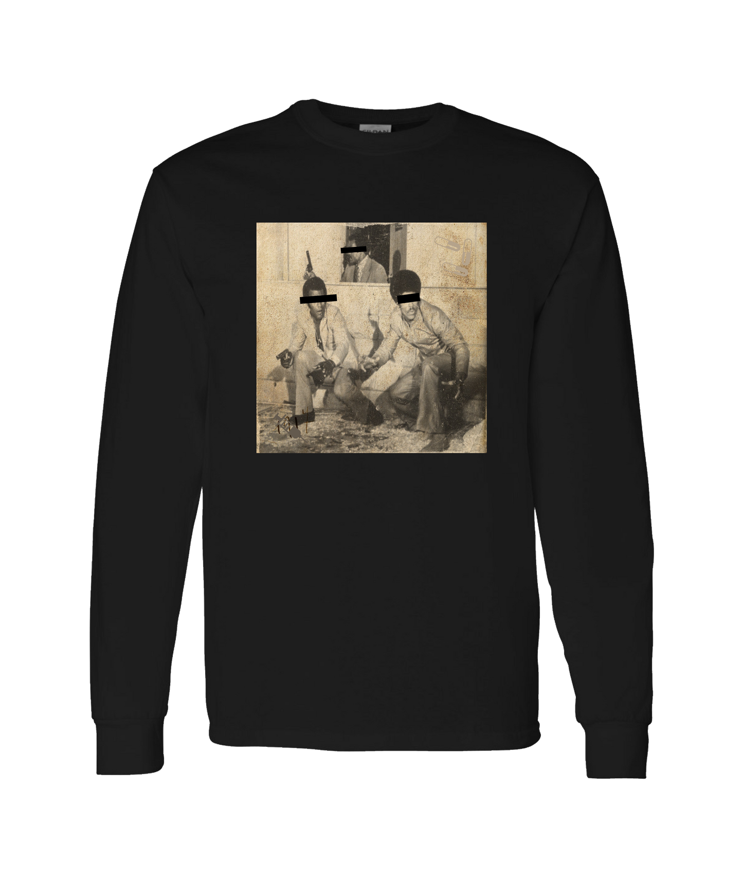 Sin Crawford - 1 - Black Long Sleeve T
