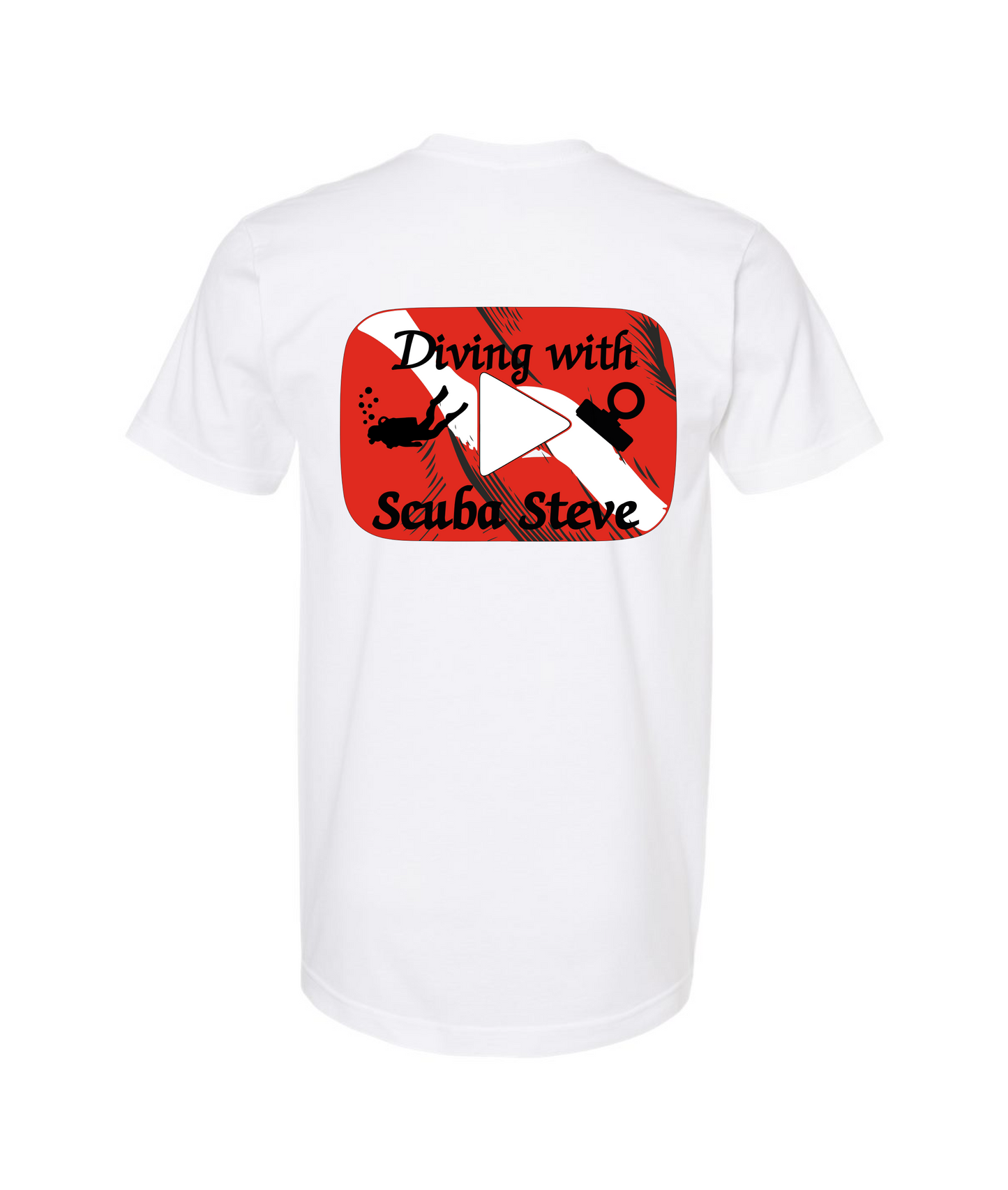 Scuba Steve - PLAY - White T-Shirt