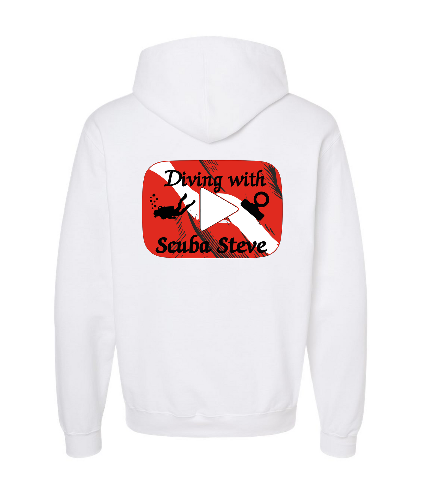 Scuba Steve - PLAY - White Hoodie