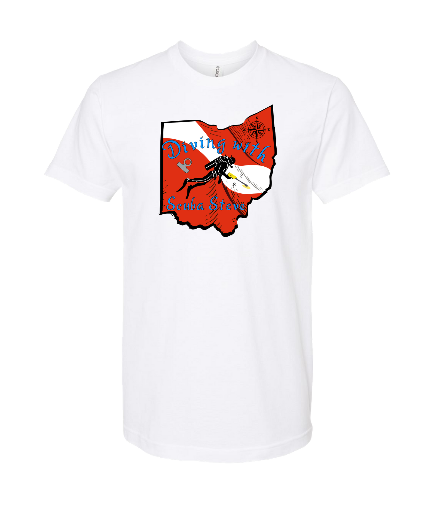 Scuba Steve - NAUI I - White T Shirt