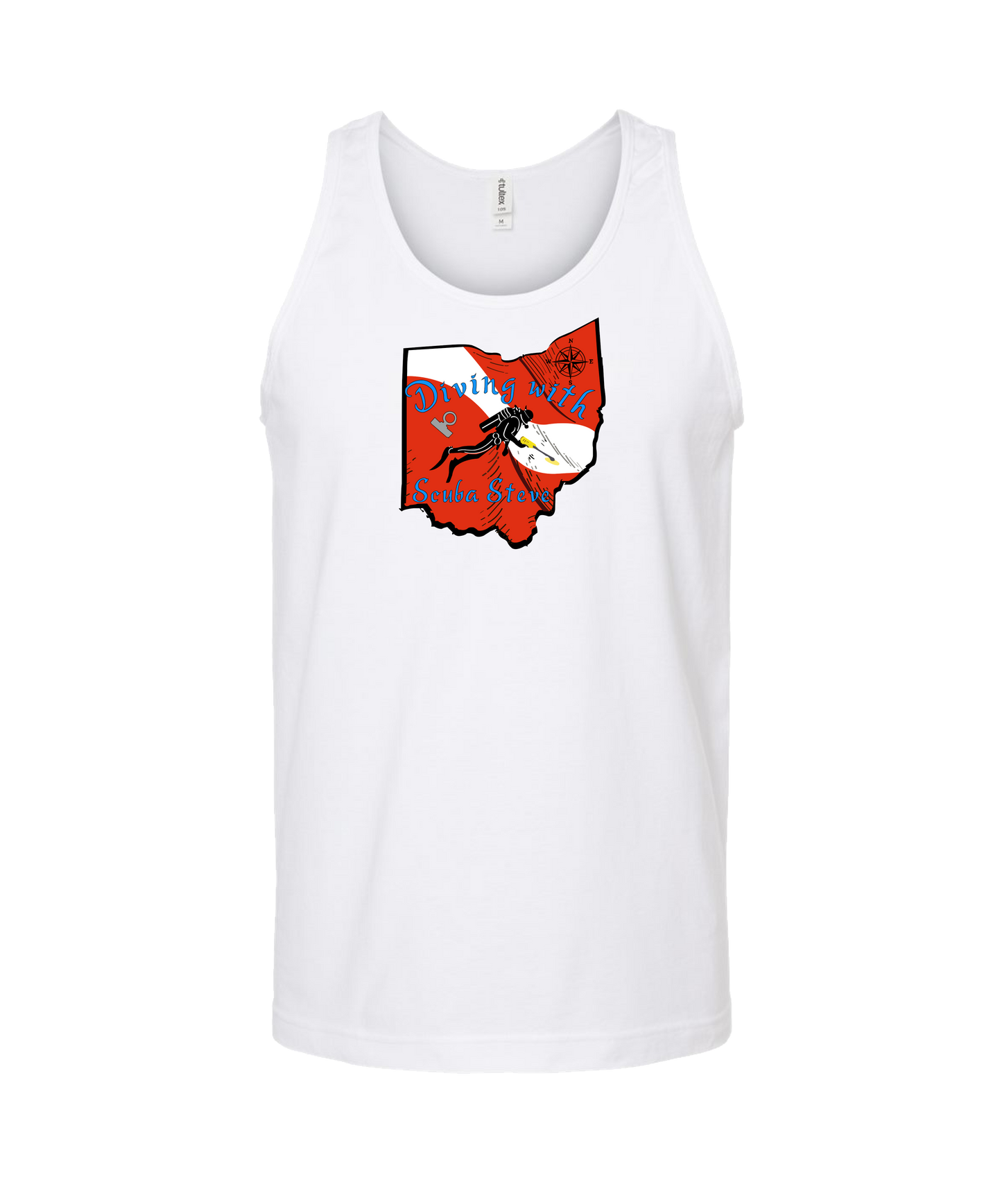 V-SCSTTOP - DESIGN 1 - White Tank Top
