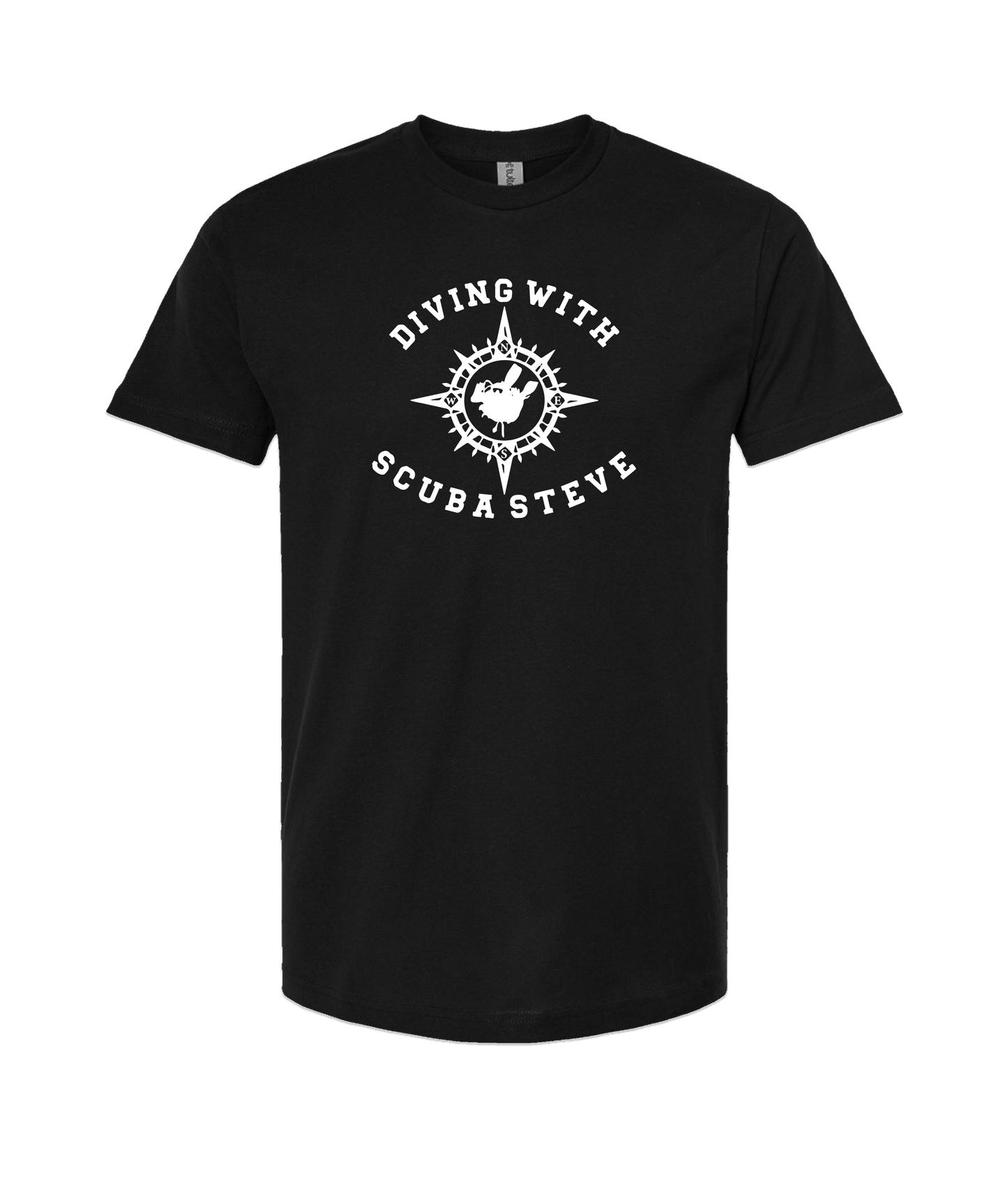 Scuba Steve - COMPASS - Black T Shirt