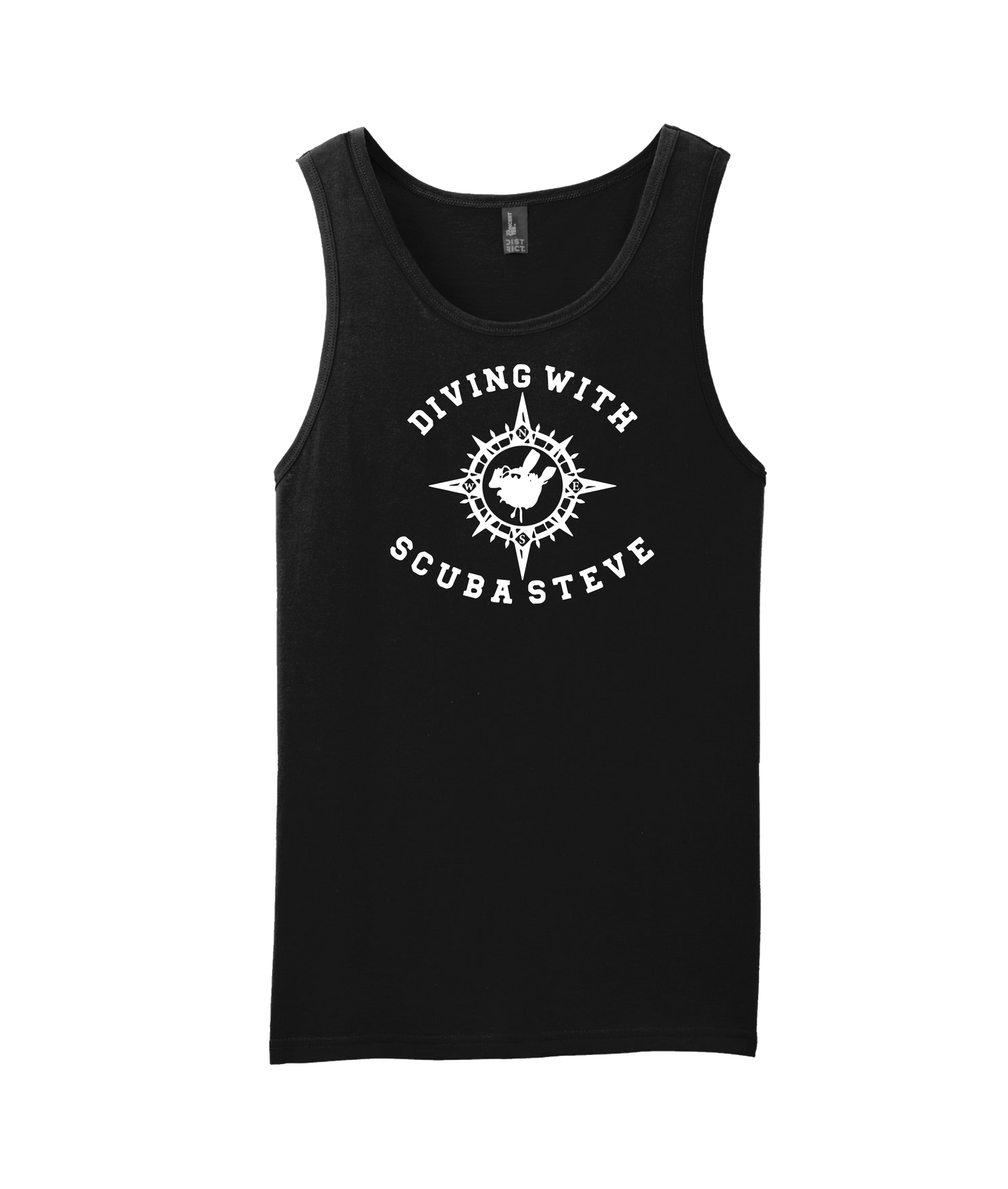 Scuba Steve - COMPASS - Black Tank Top