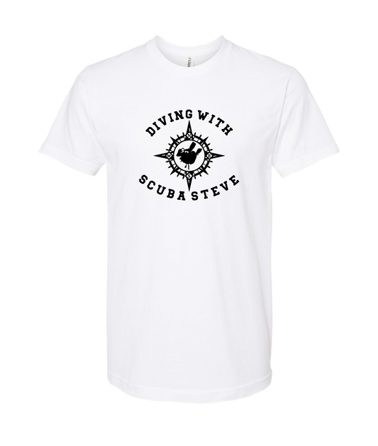 Scuba Steve - COMPASS - White T Shirt