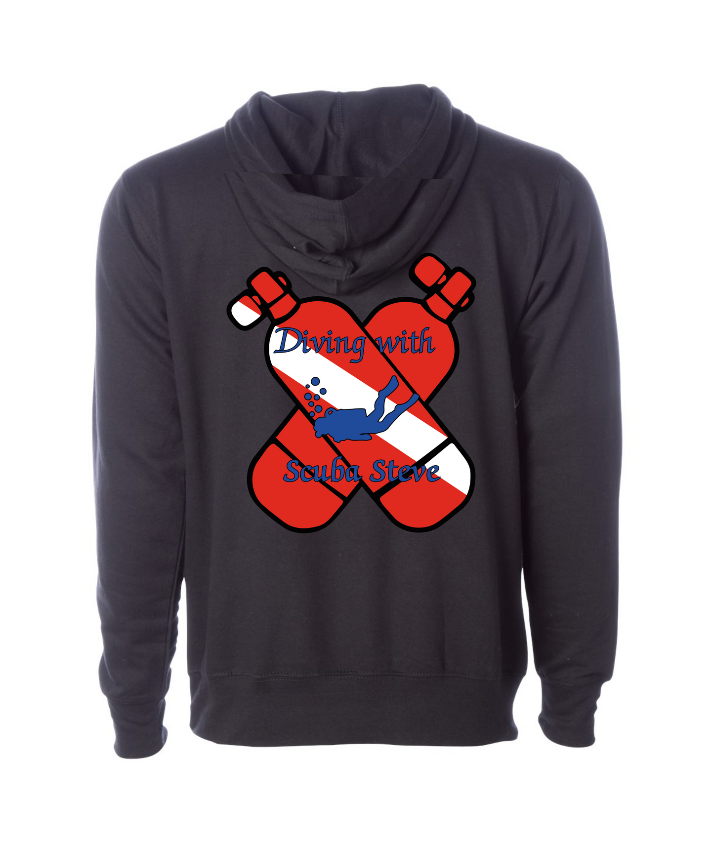 Scuba Steve - OXYGEN TANK - Black Hoodie