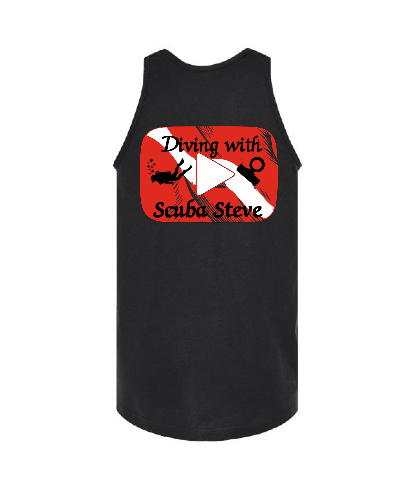 Scuba Steve - PLAY - Black Tank Top