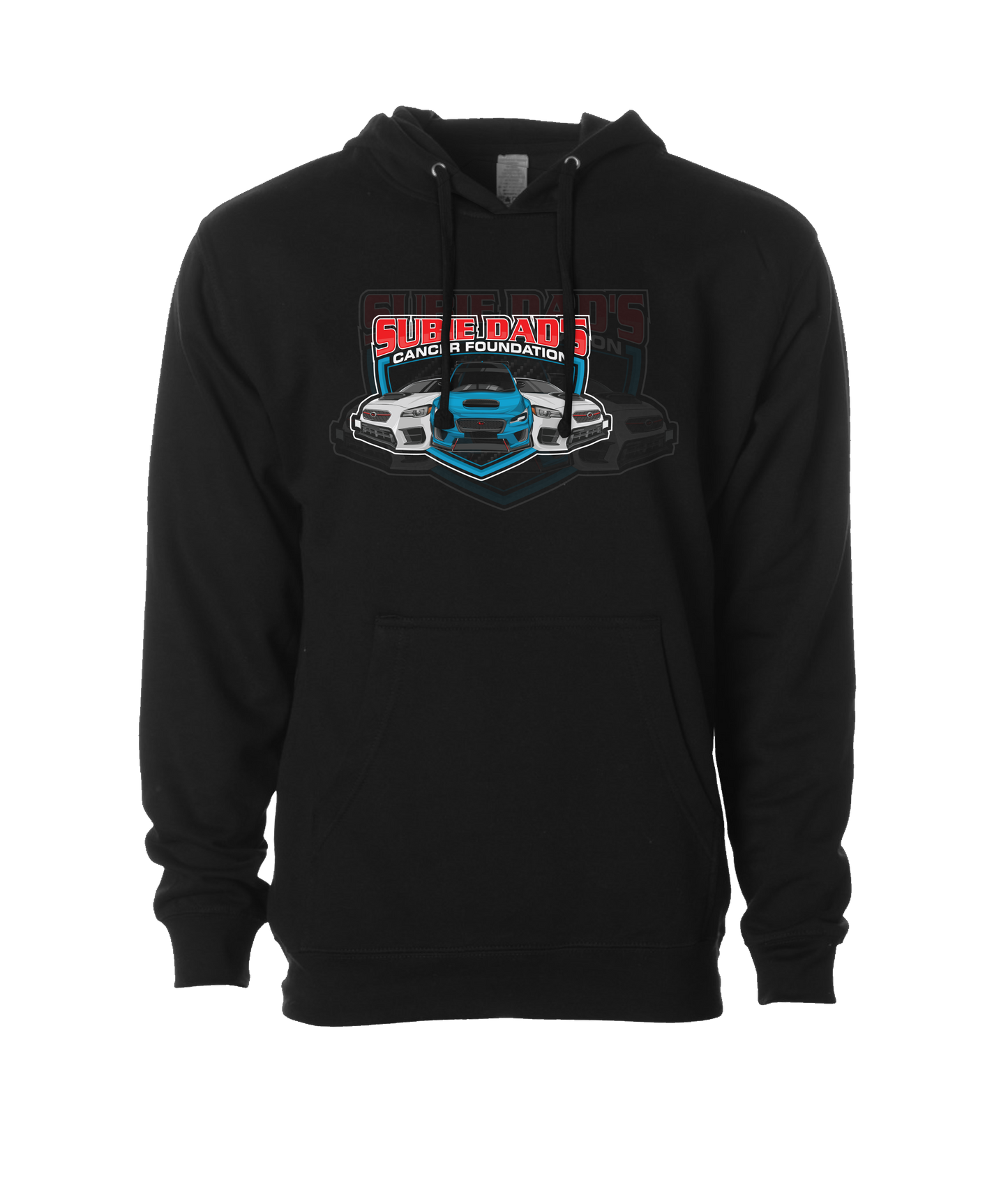 Subie Dad's Cancer Foundation - Subies - Black Hoodie