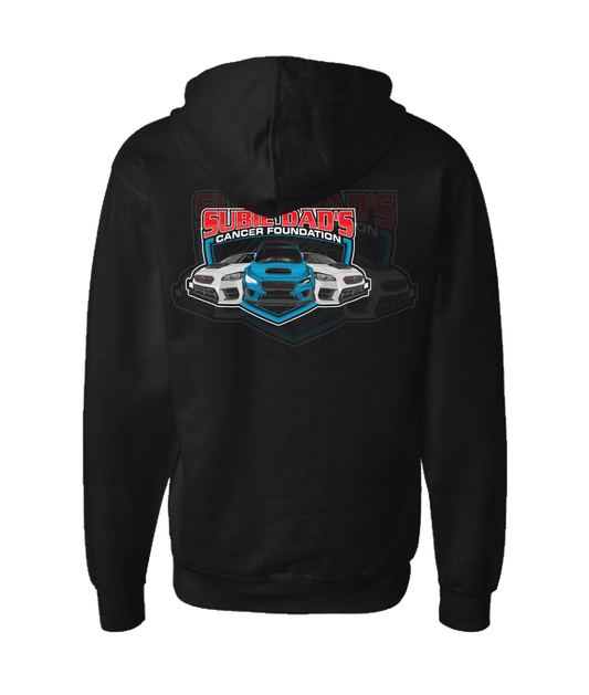 Subie Dad's Cancer Foundation - Subies - Black Zip Up Hoodie