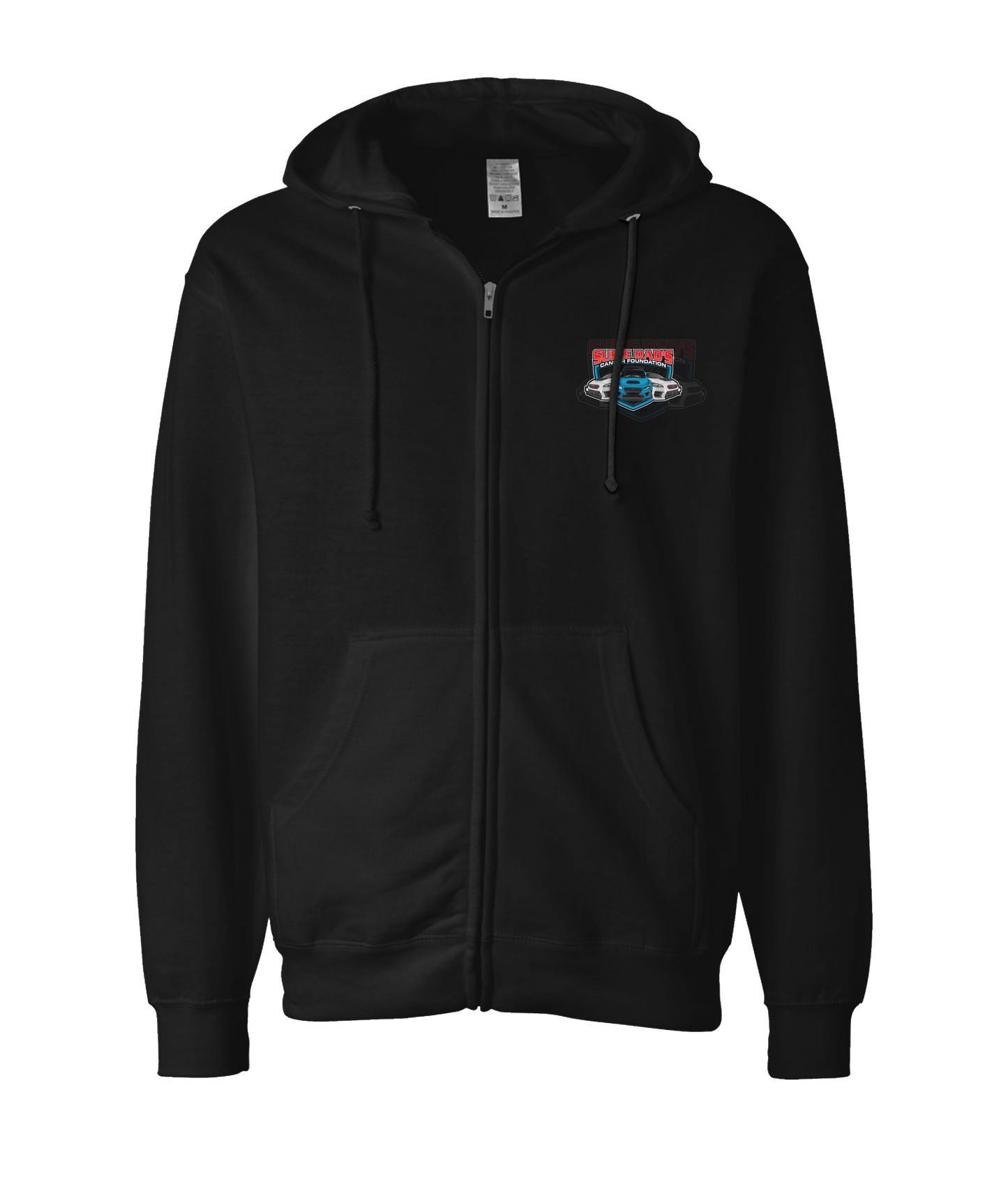 Subie Dad's Cancer Foundation - Subies - Black Zip Up Hoodie
