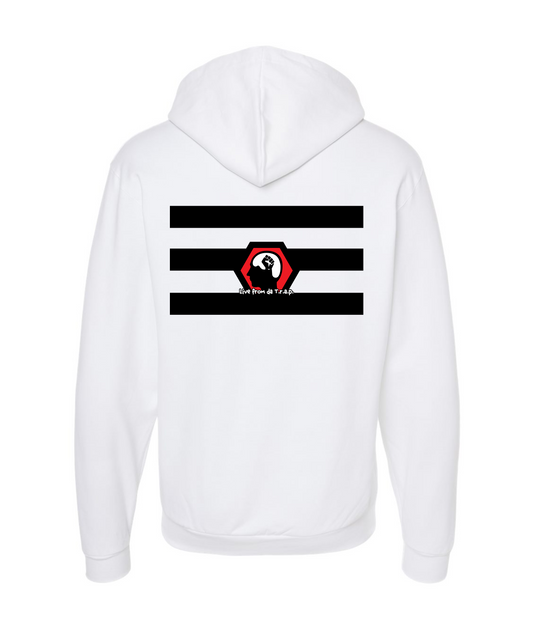 Skank Dollar - Heterosexual Pride - White Zip Up Hoodie