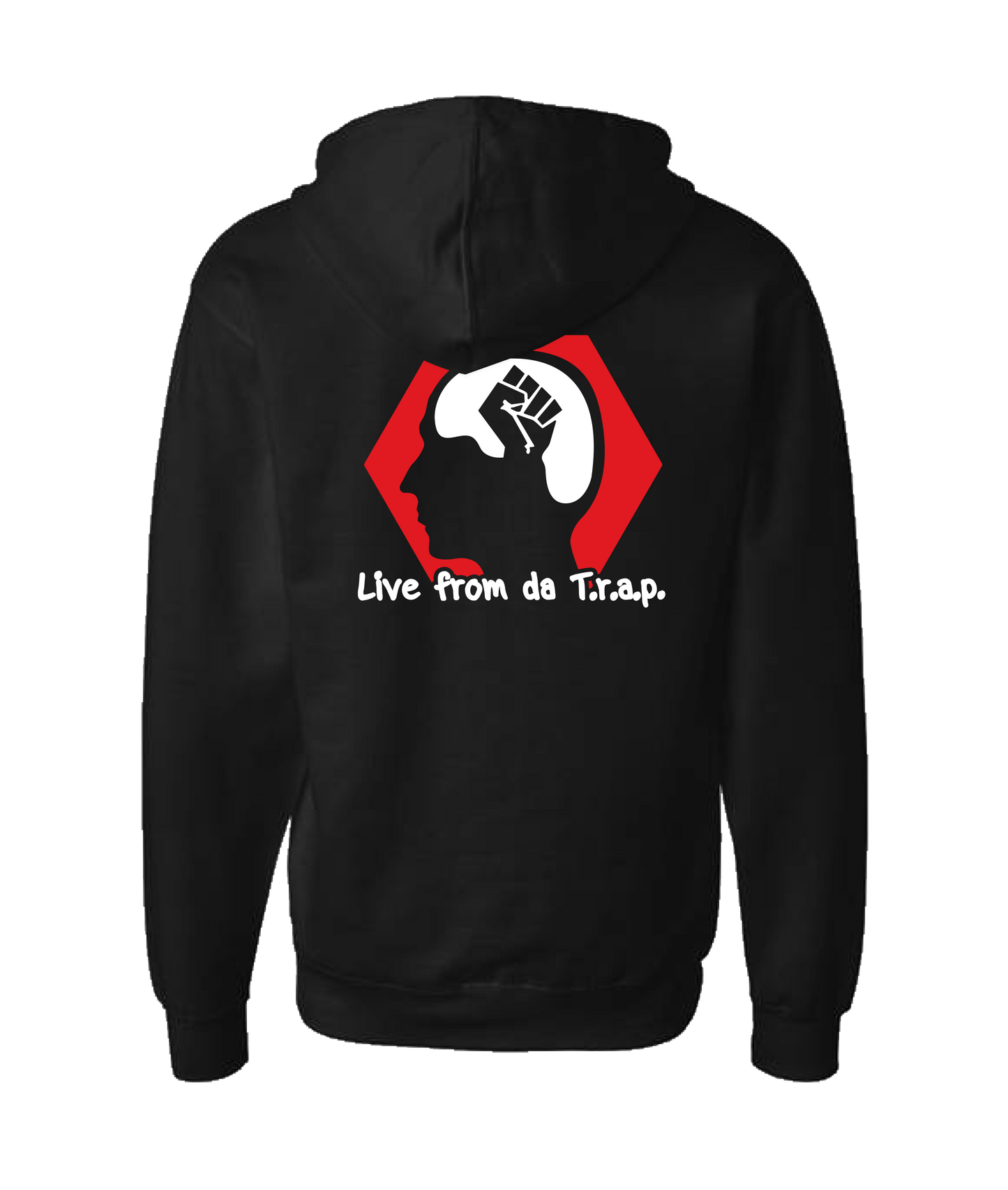 Skank Dollar - Live from da T.r.a.p.Com - Black Zip Up Hoodie