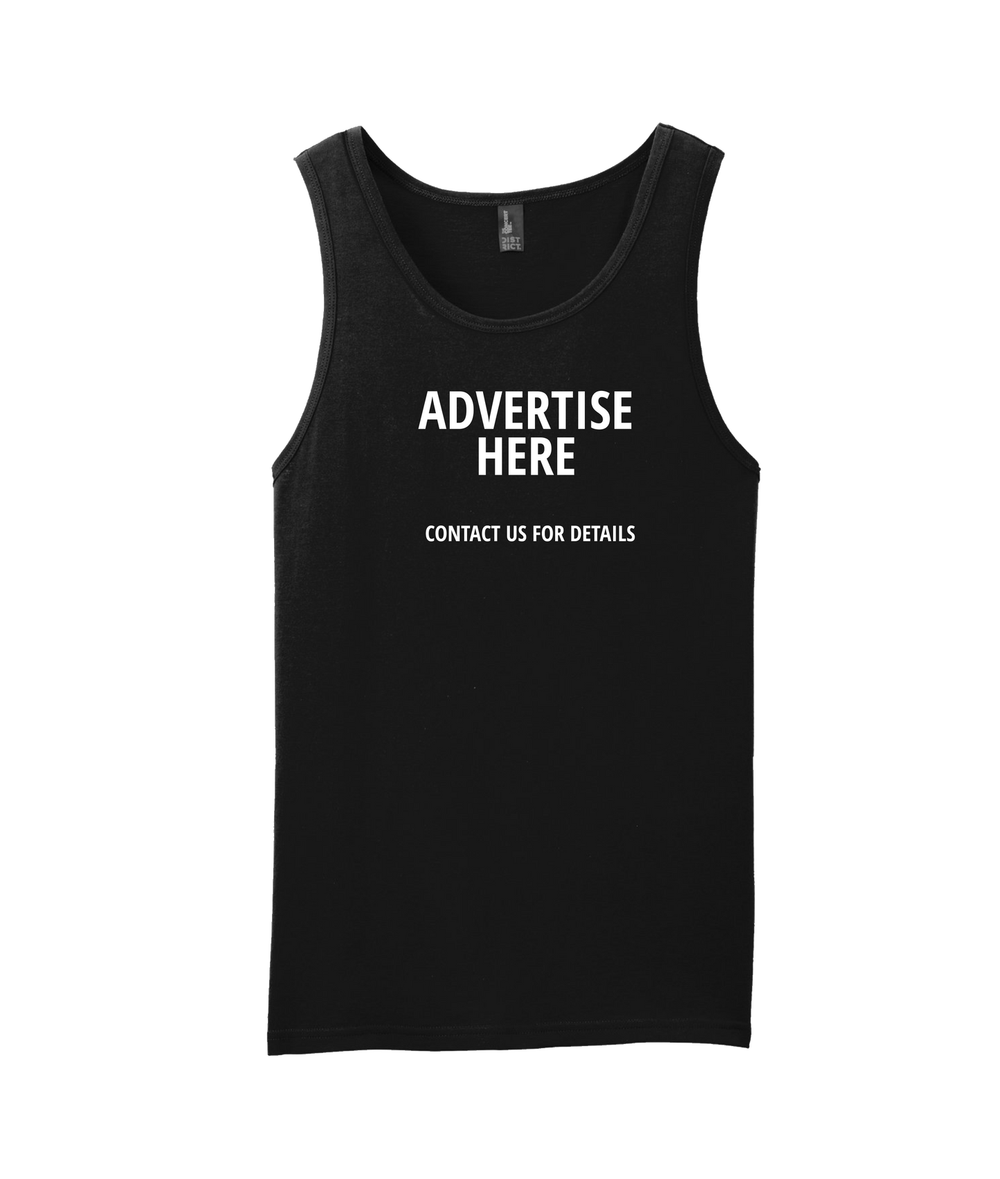 Skank Dollar - Advertise Here - Black Tank Top