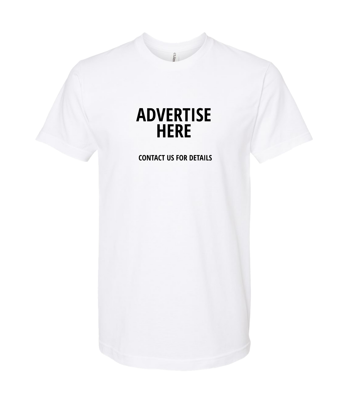 Skank Dollar - Advertise Here - White T-Shirt