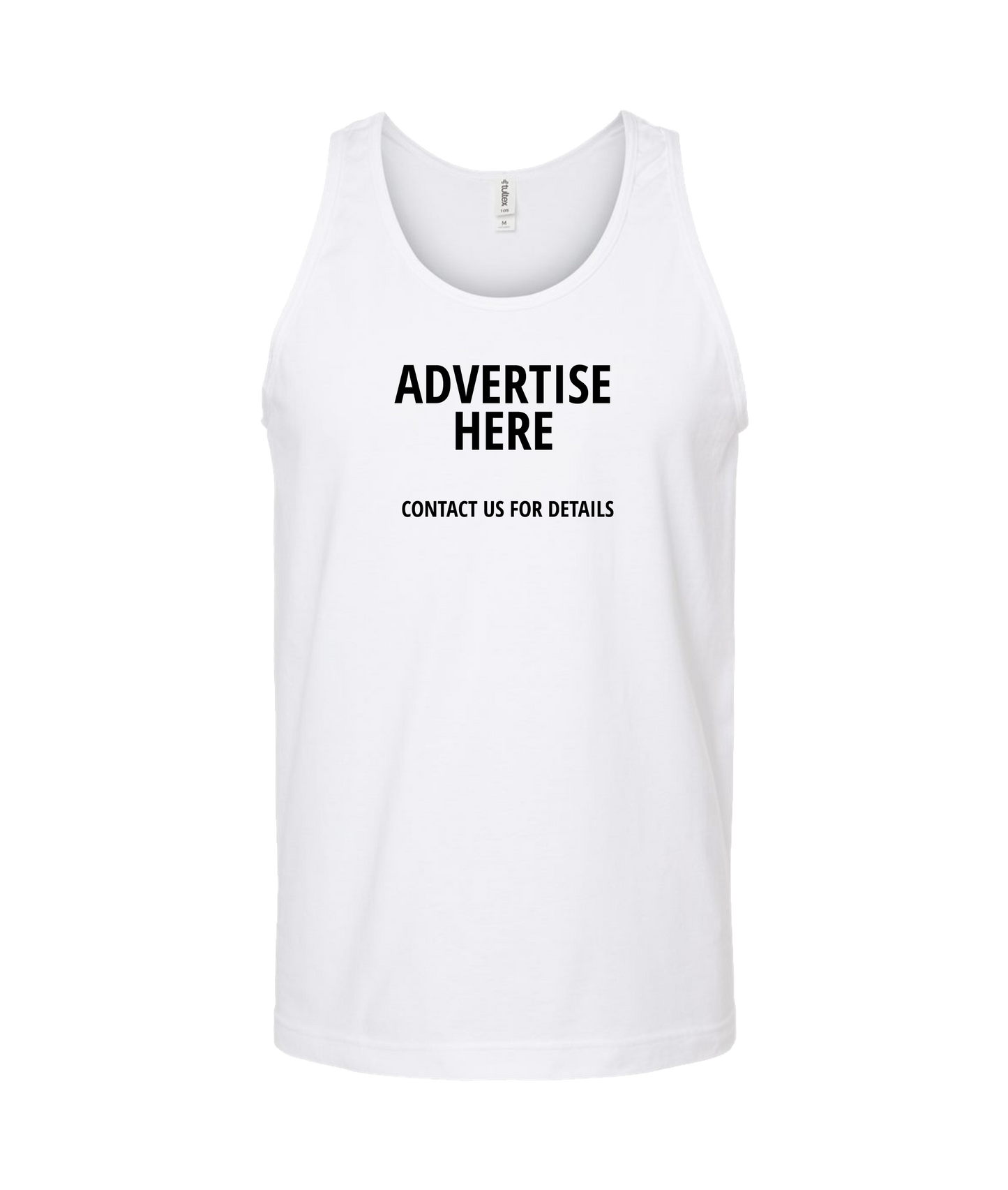 Skank Dollar - Advertise Here - White Tank Top
