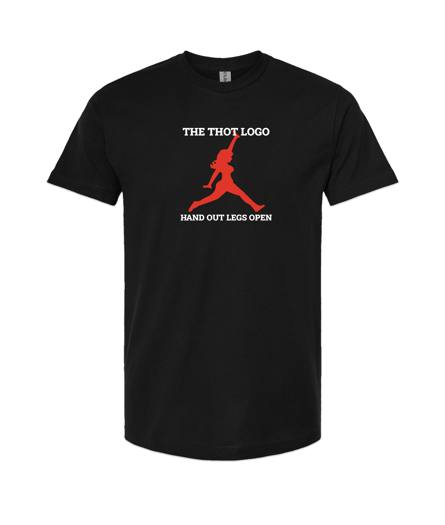 Skank Dollar - The THOT Logo - Black T-Shirt
