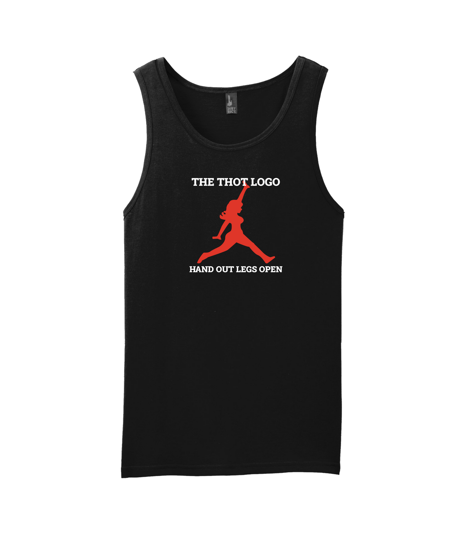 Skank Dollar - The THOT Logo - Black Tank Top