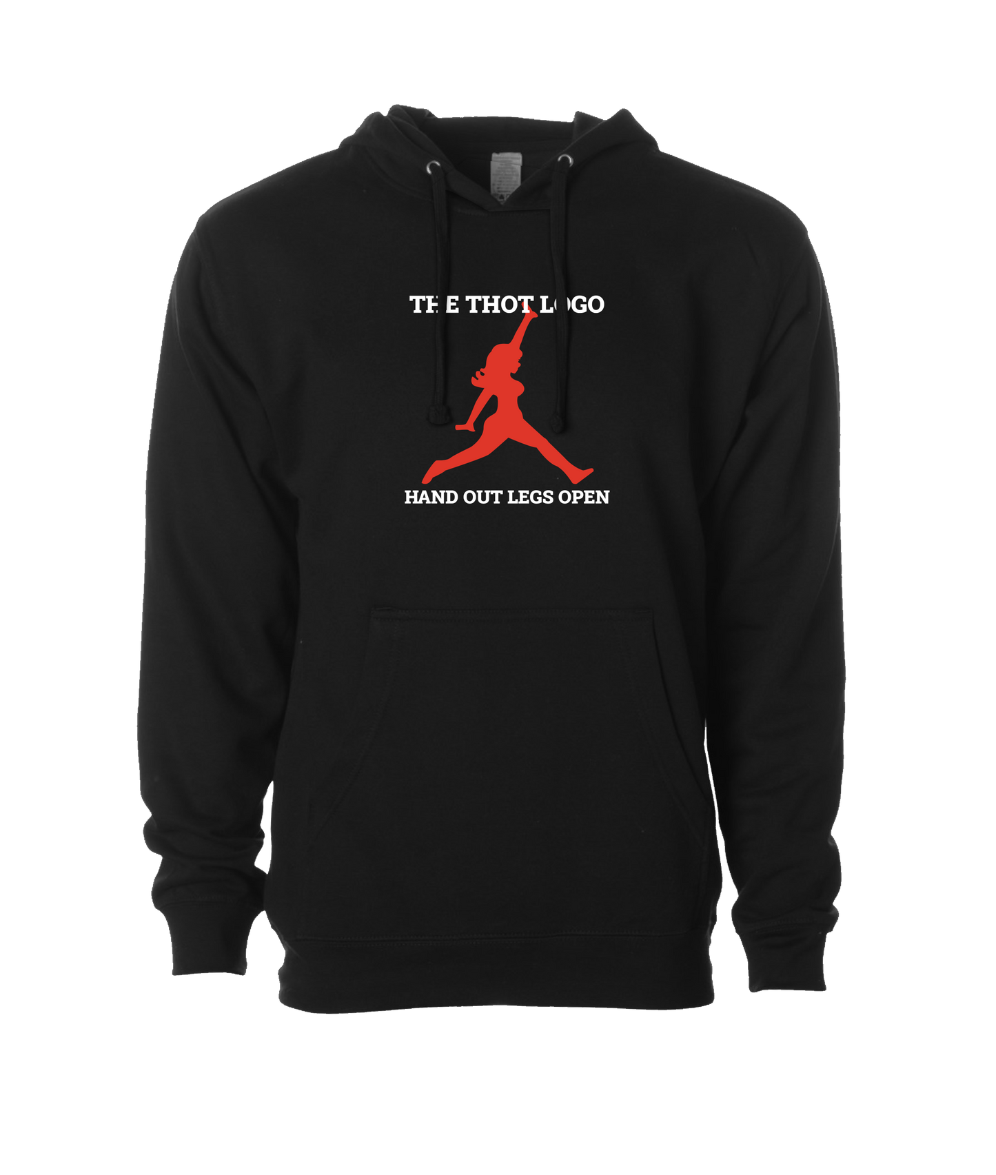 Skank Dollar - The THOT Logo - Black Hoodie