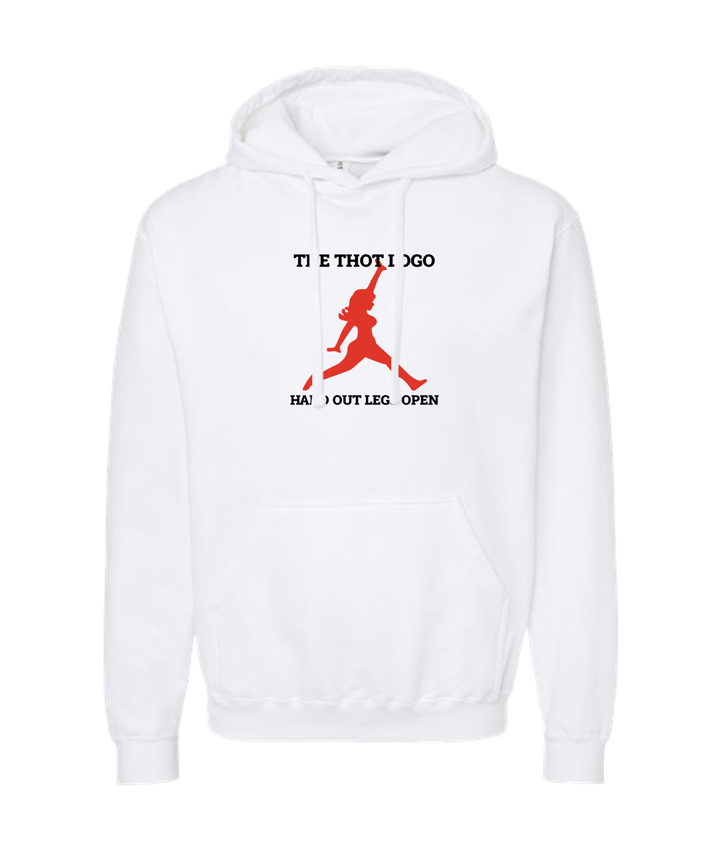 Skank Dollar - The THOT Logo - White Hoodie