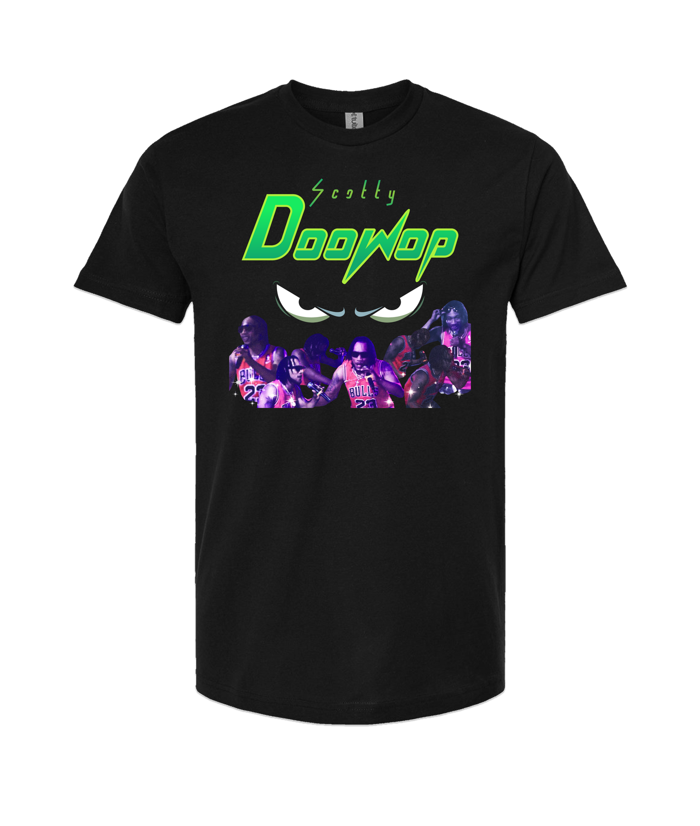 Scotty Doowop - Logo w/Scotty - Black T Shirt