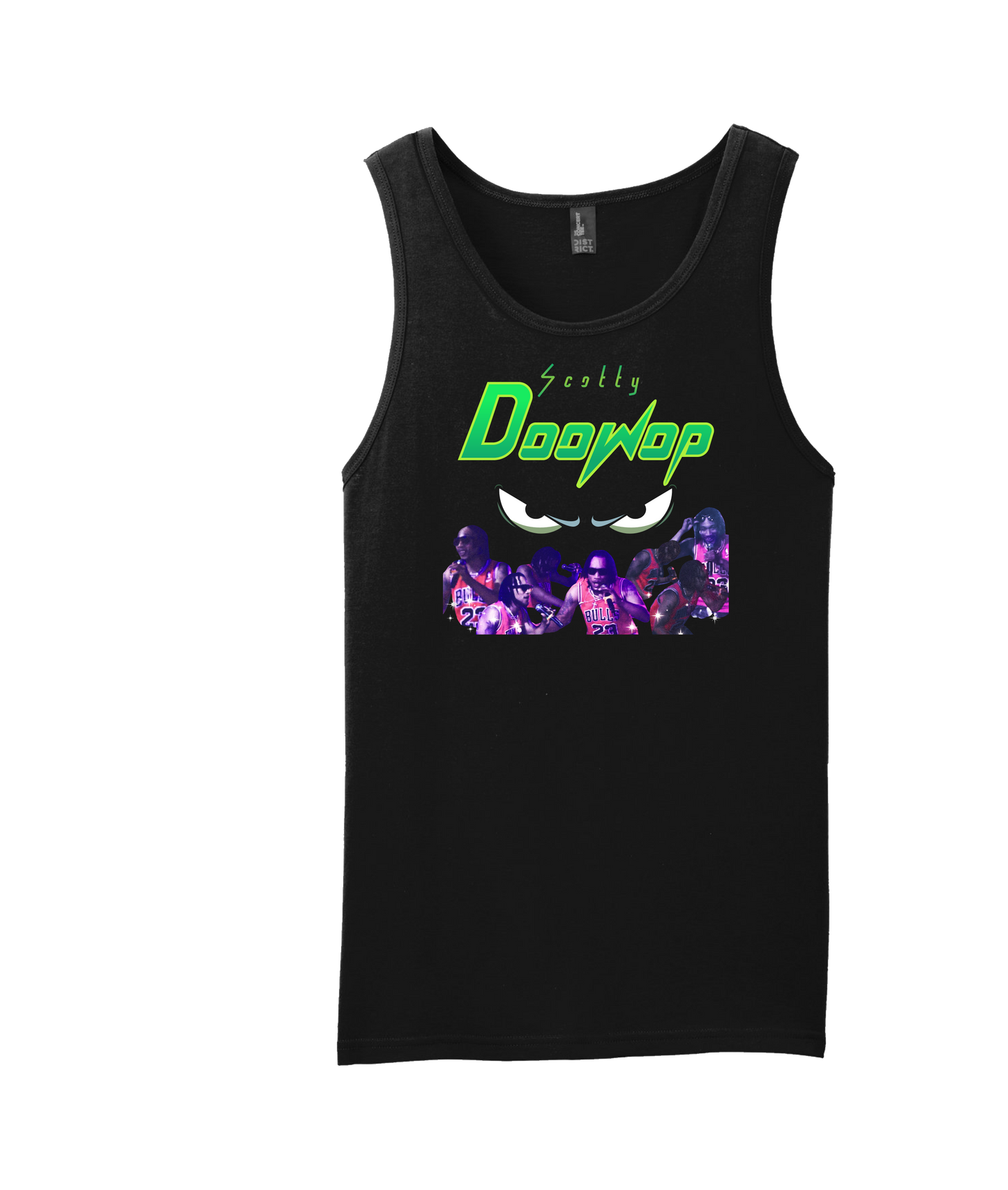 Scotty Doowop - Logo w/Scotty - Black Tank Top
