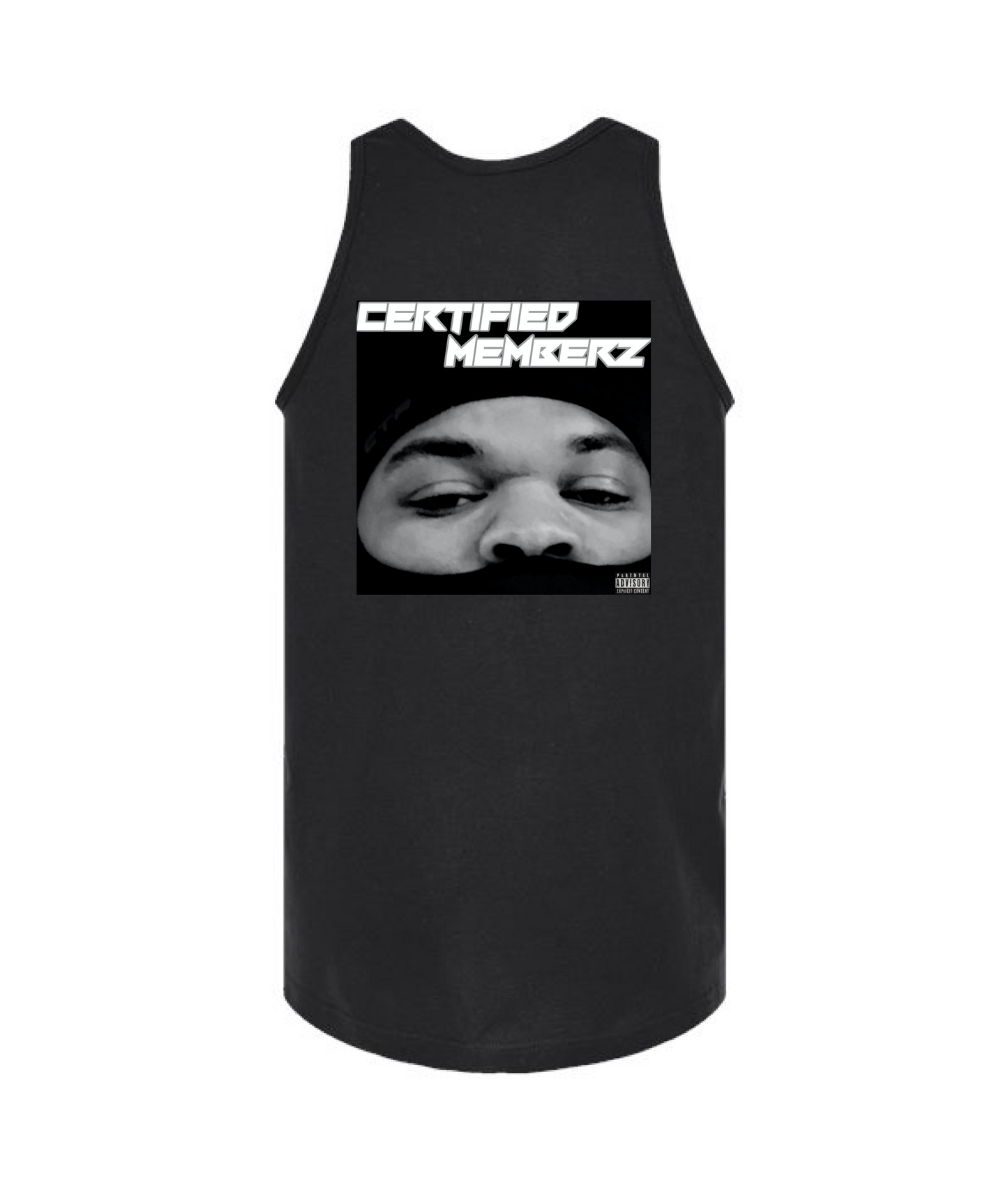 V-SECTTOP - Memberz Only Tee - Black Tank Top
