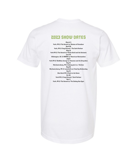 V-SEGTOP - 2023 SHOW DATES - White T Shirt