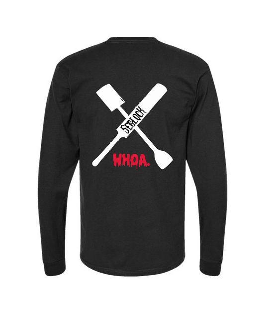V-SEGTOP - SEG Red - Black Long Sleeve T