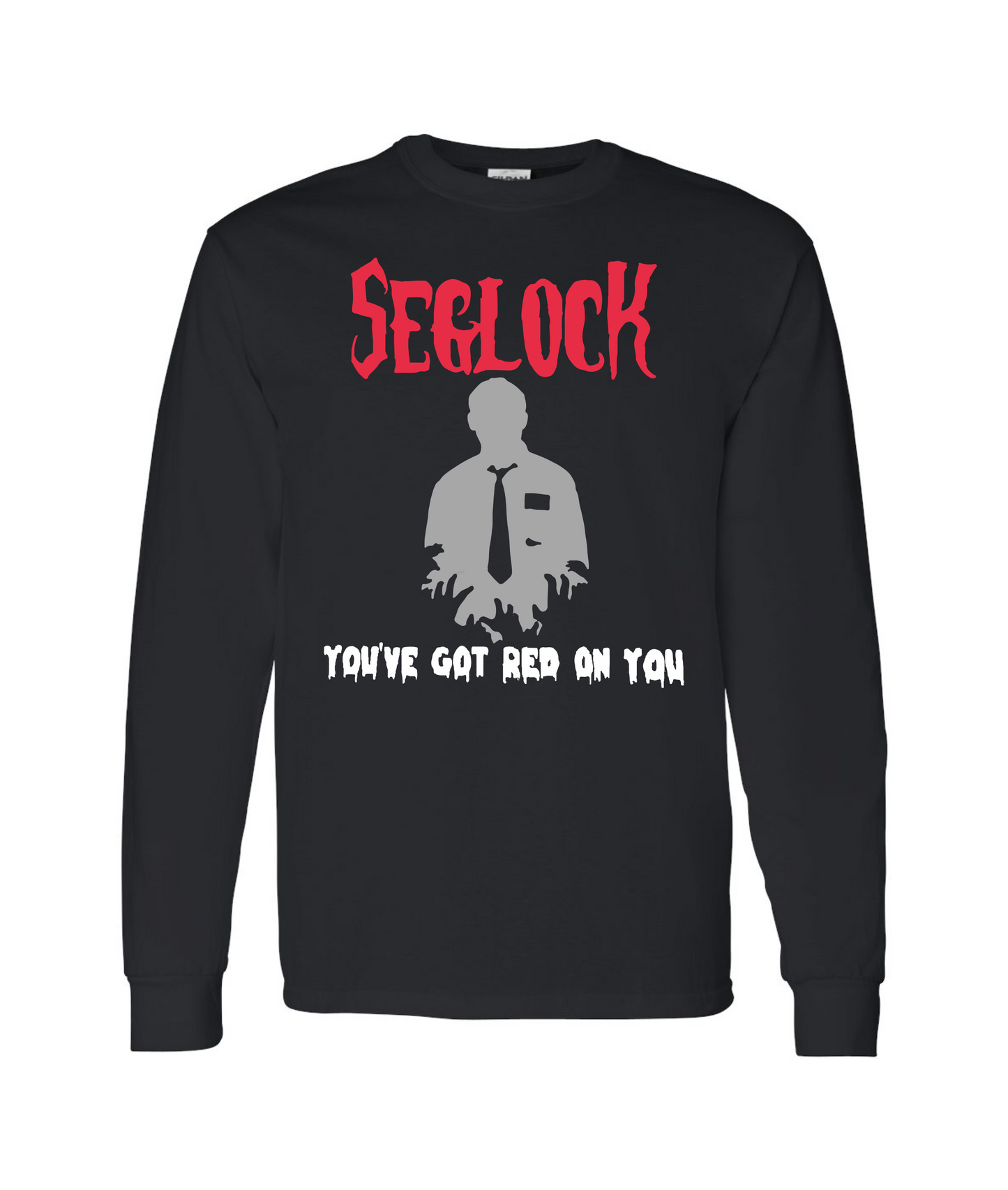 Seglock - SEG Red - Black Long Sleeve T